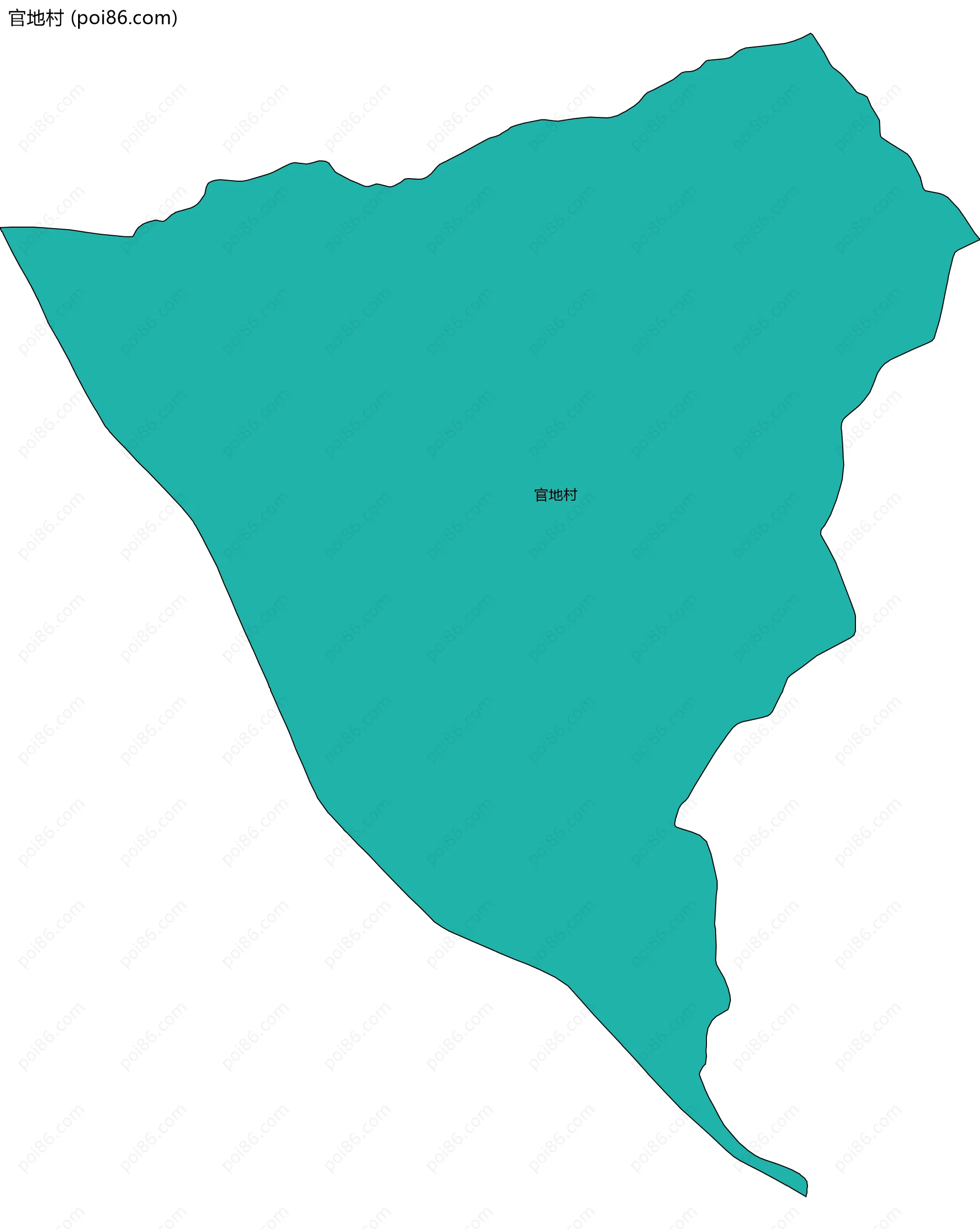 官地村边界地图