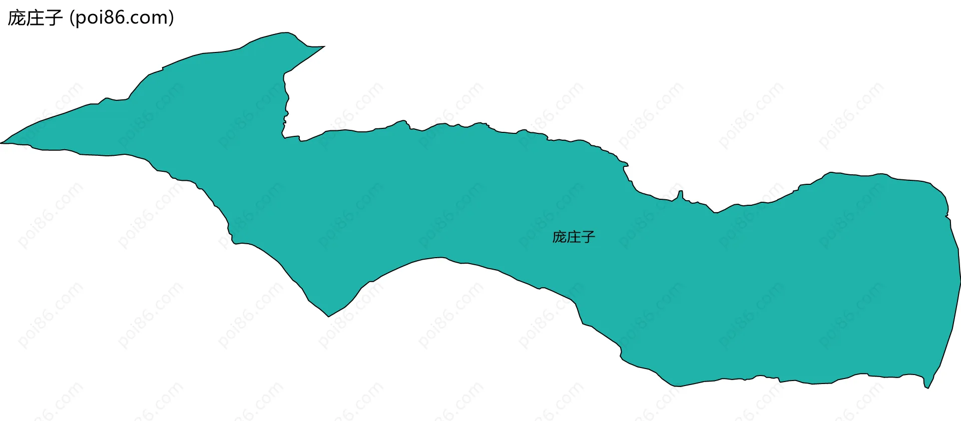 庞庄子边界地图