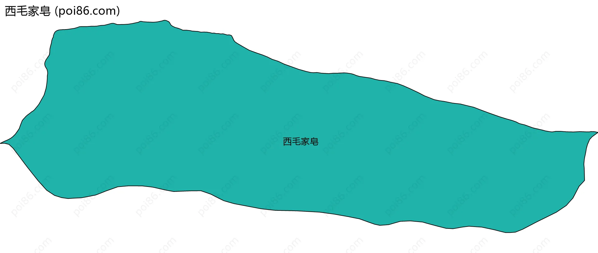 西毛家皂边界地图