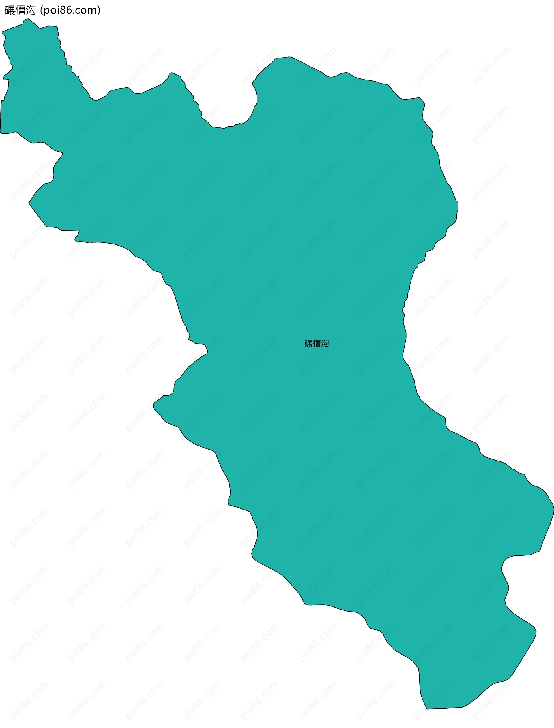 碾槽沟边界地图