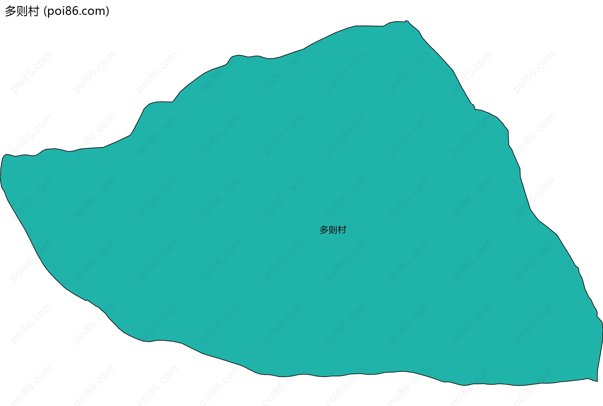 多则村边界地图