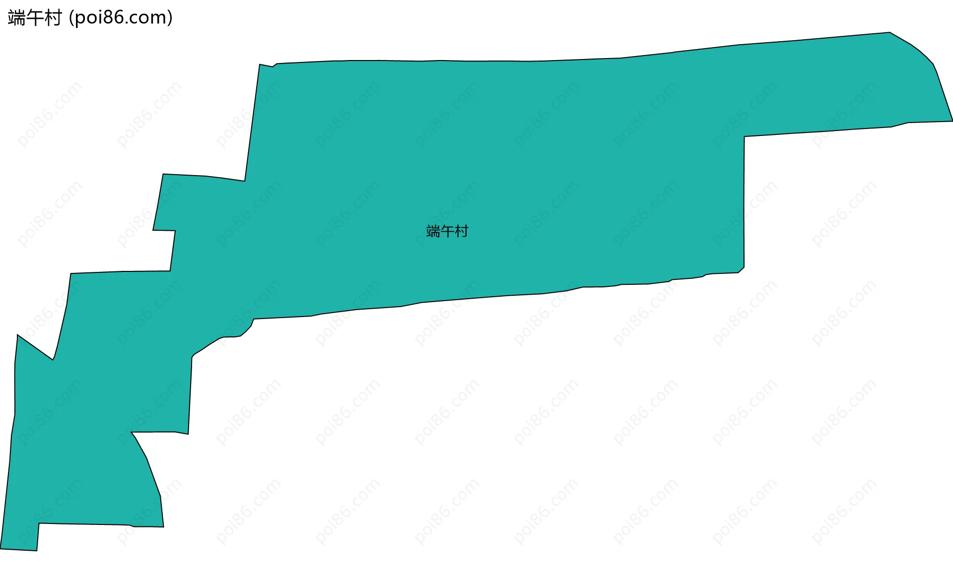 端午村边界地图