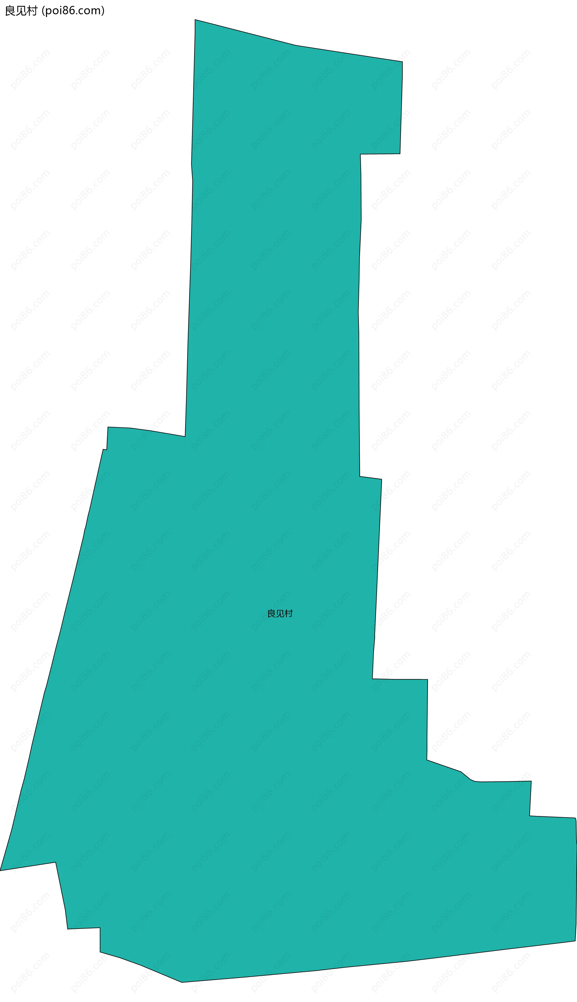 良见村边界地图