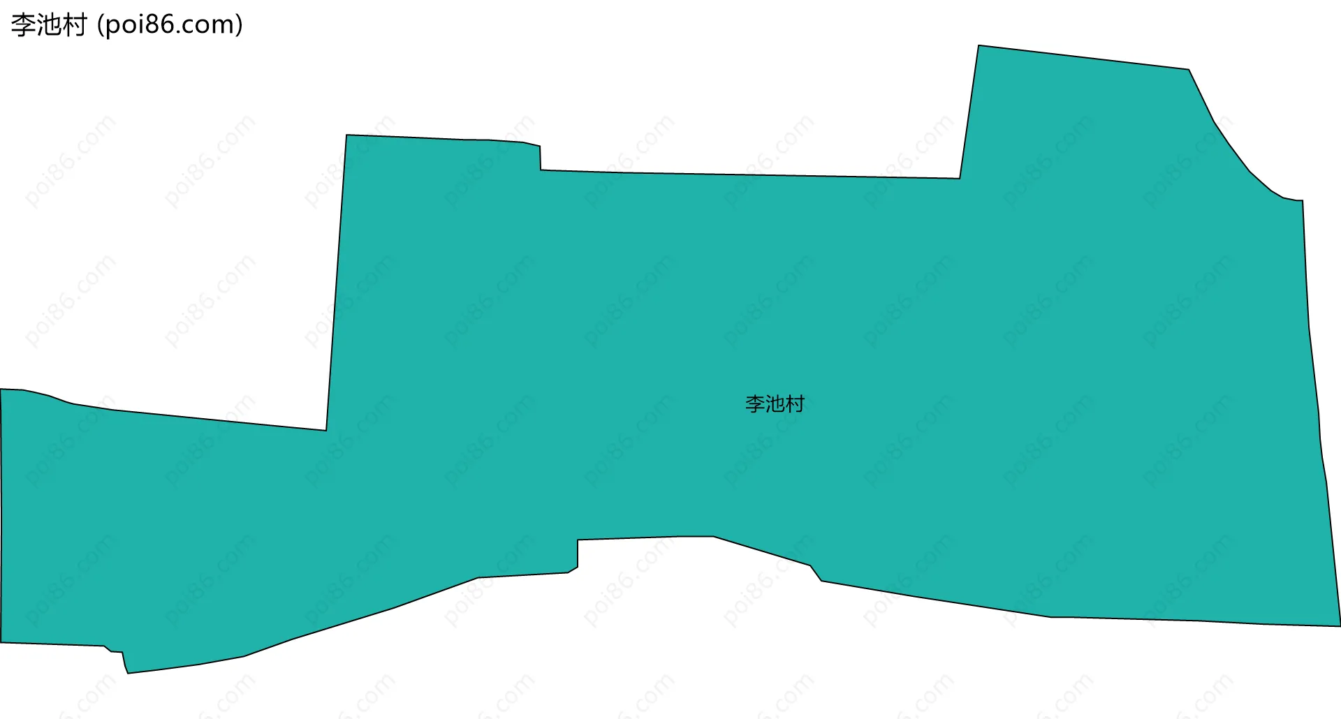 李池村边界地图