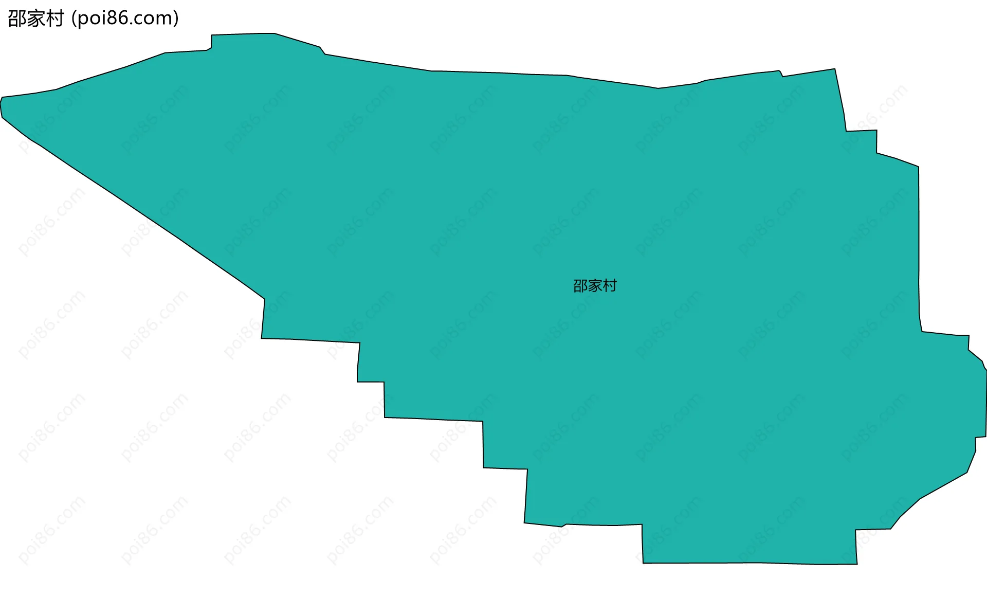 邵家村边界地图