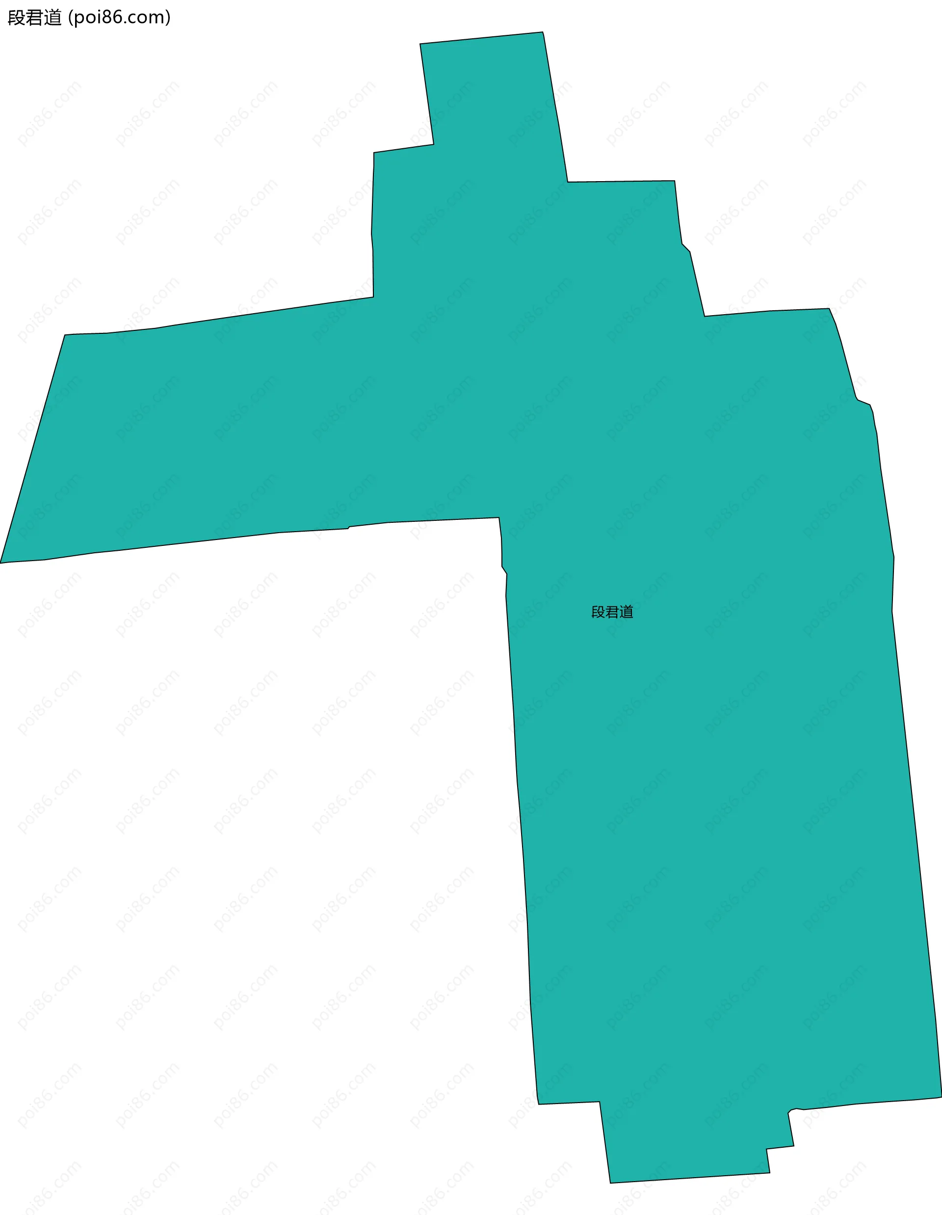 段君道边界地图