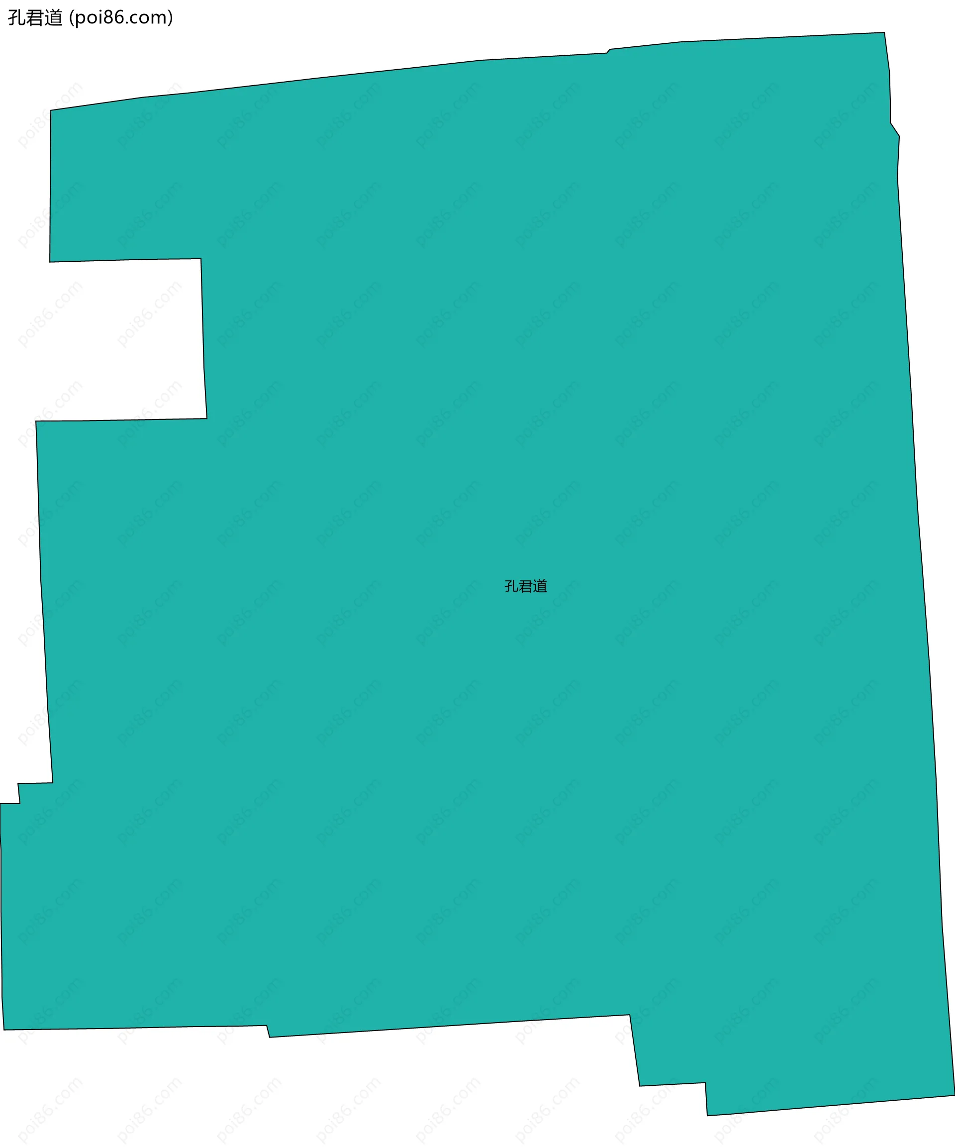 孔君道边界地图