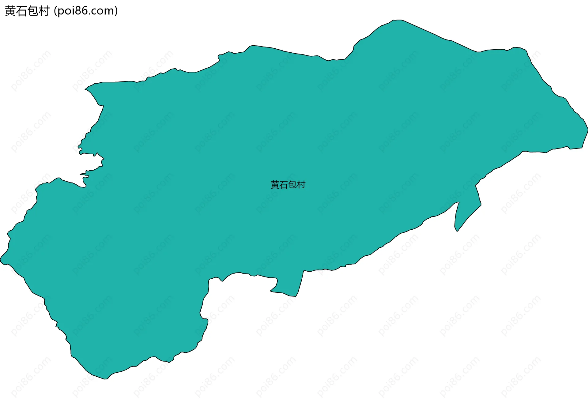 黄石包村边界地图