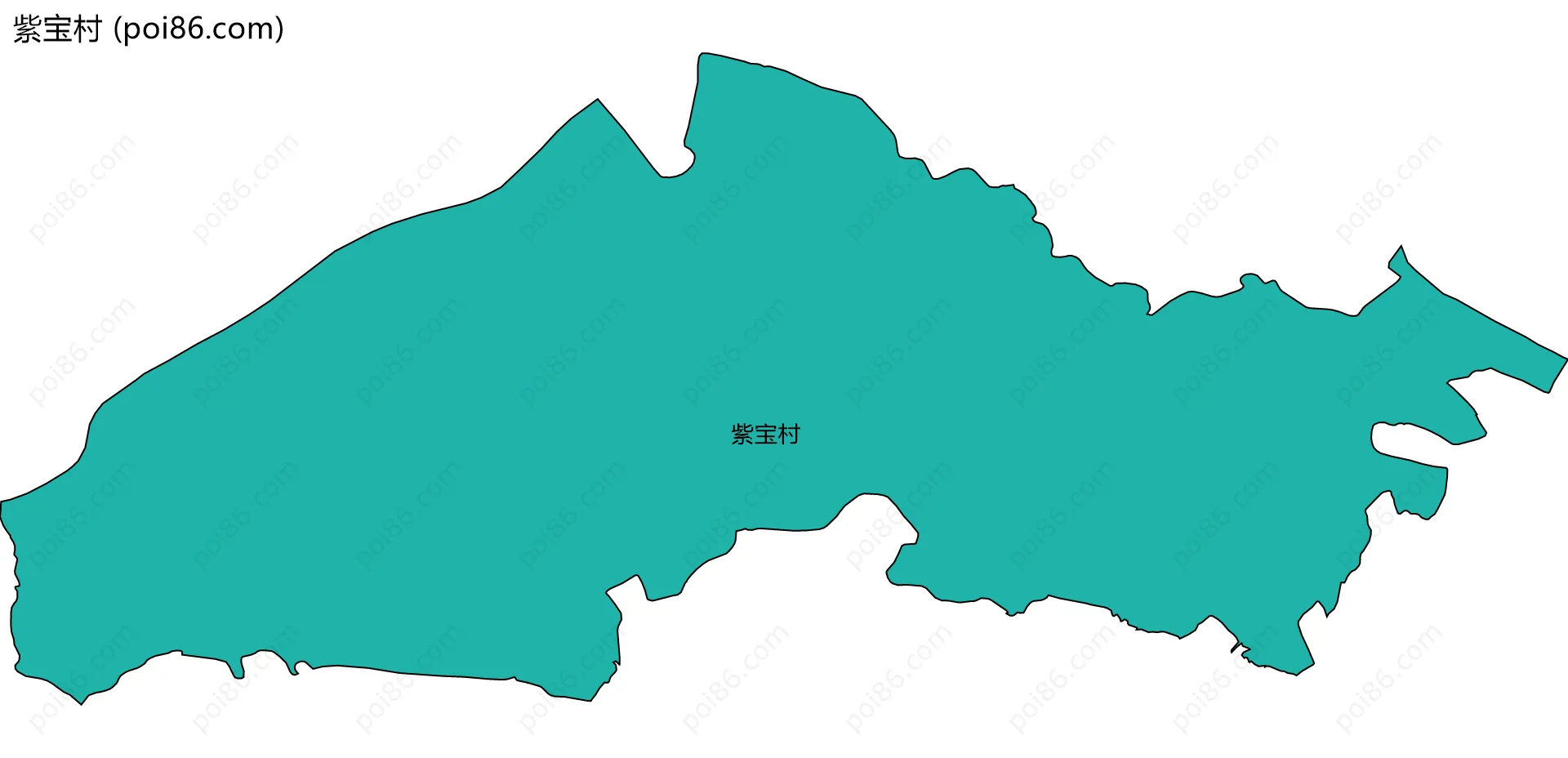 紫宝村边界地图