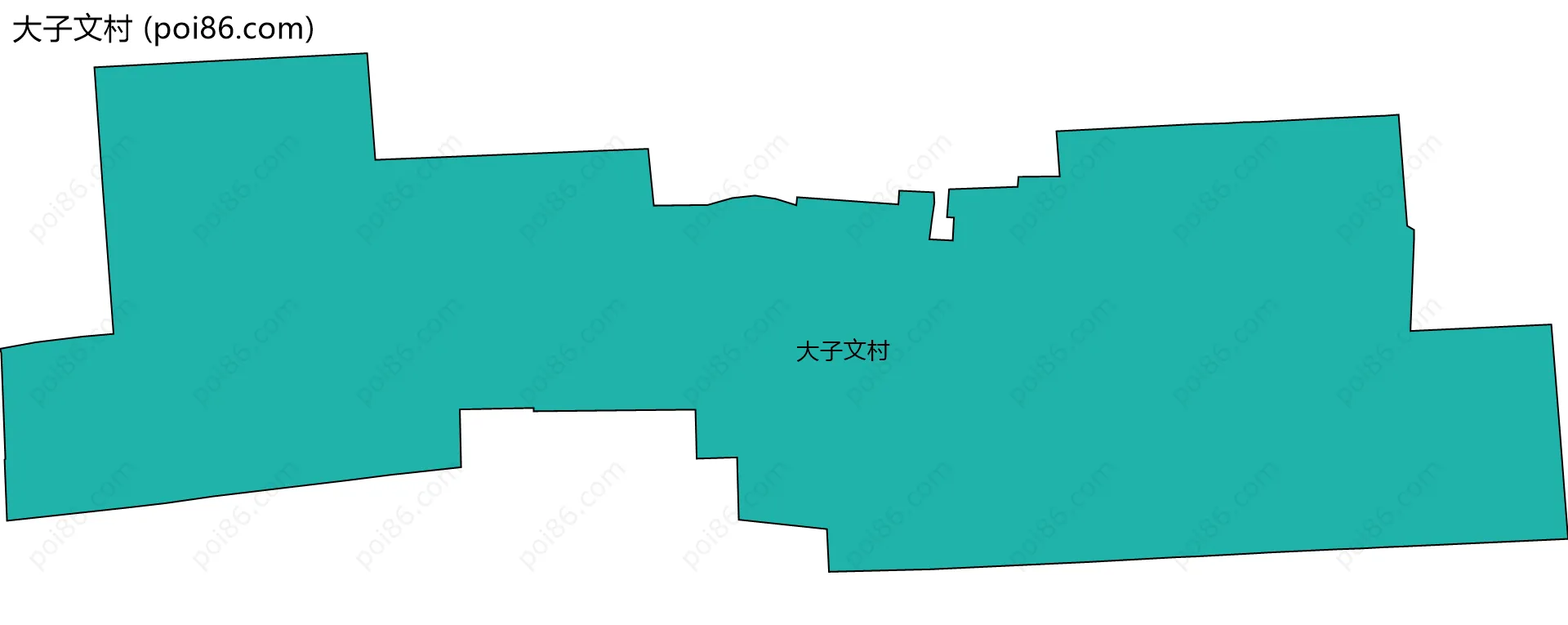 大子文村边界地图
