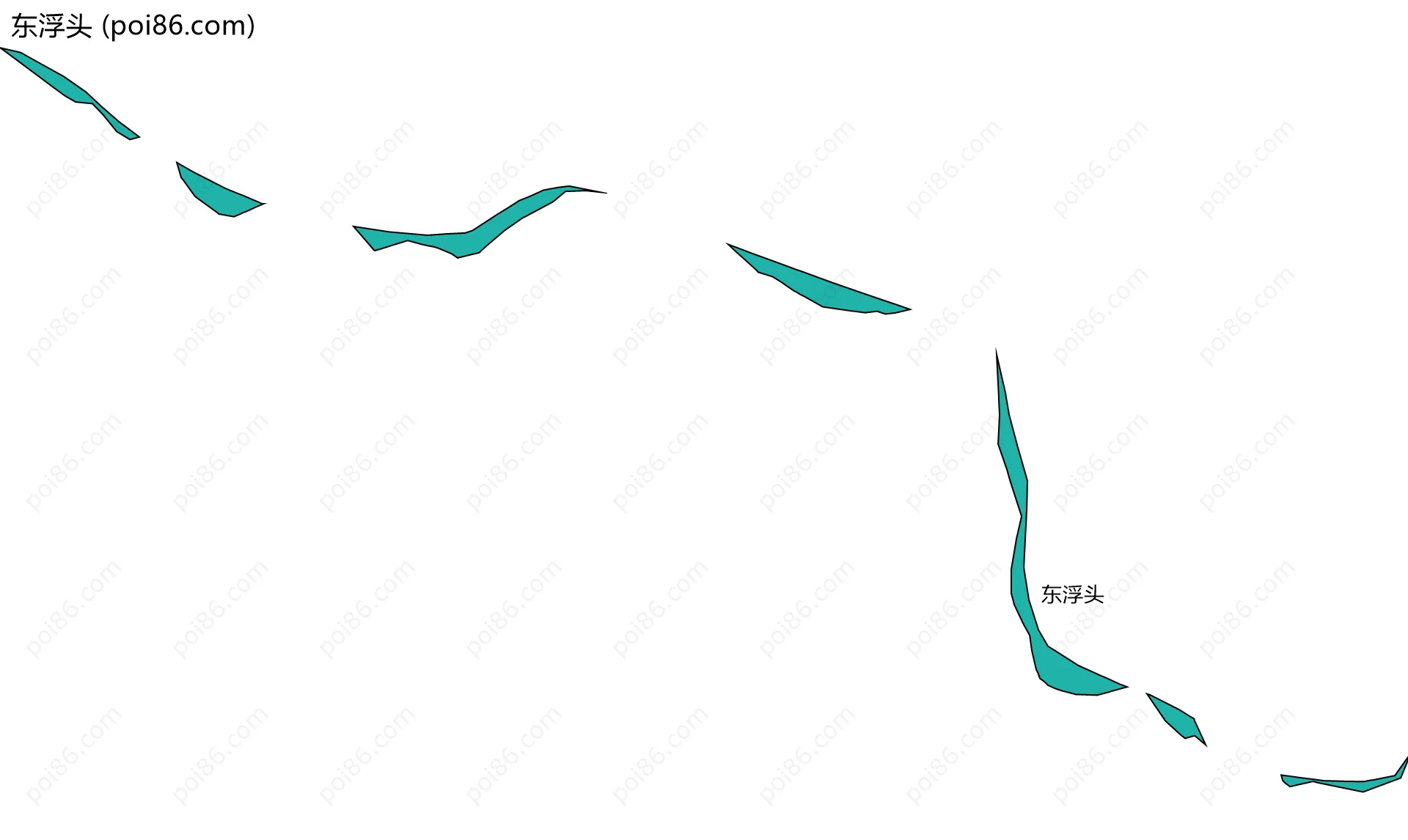 东浮头边界地图