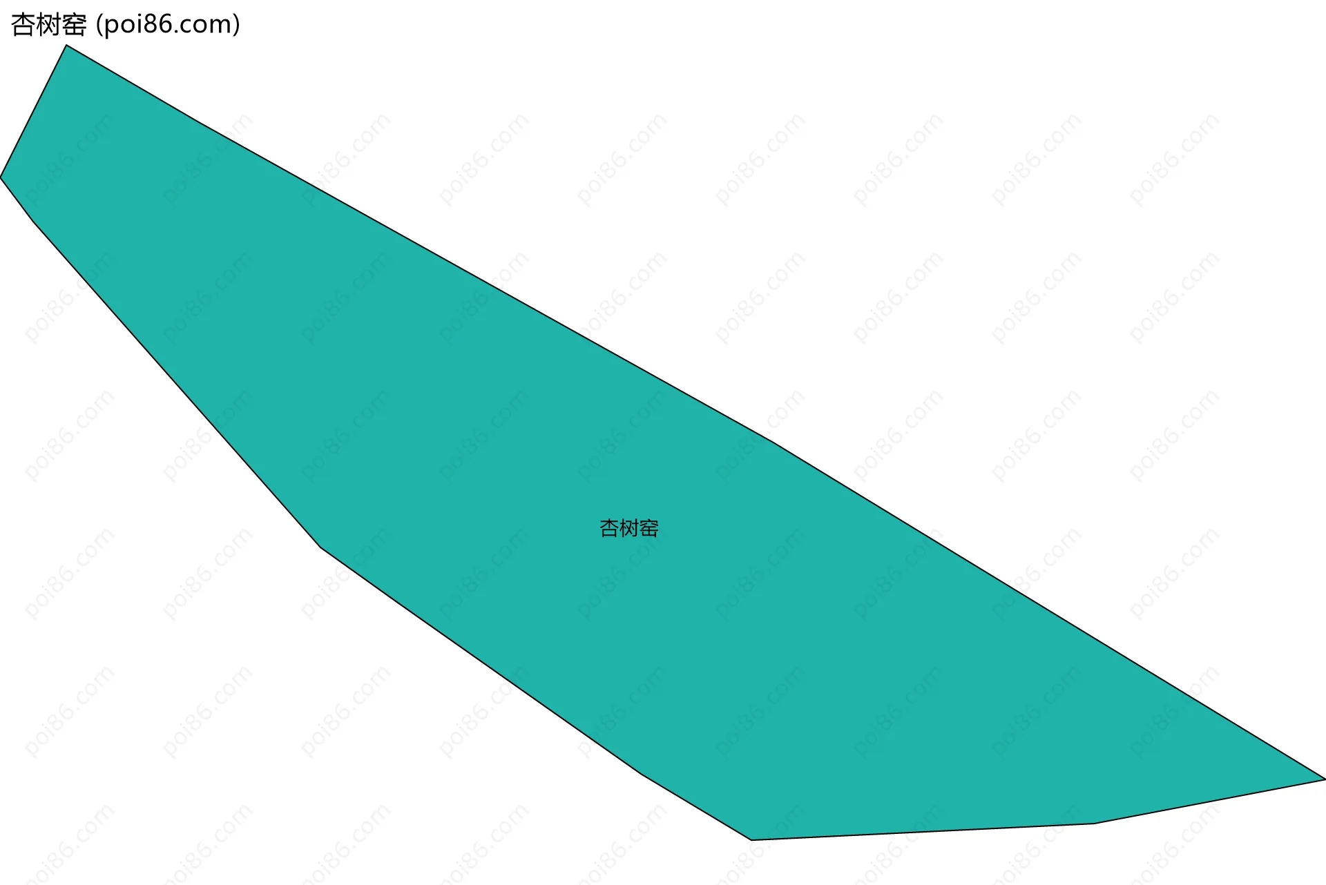 杏树窑边界地图