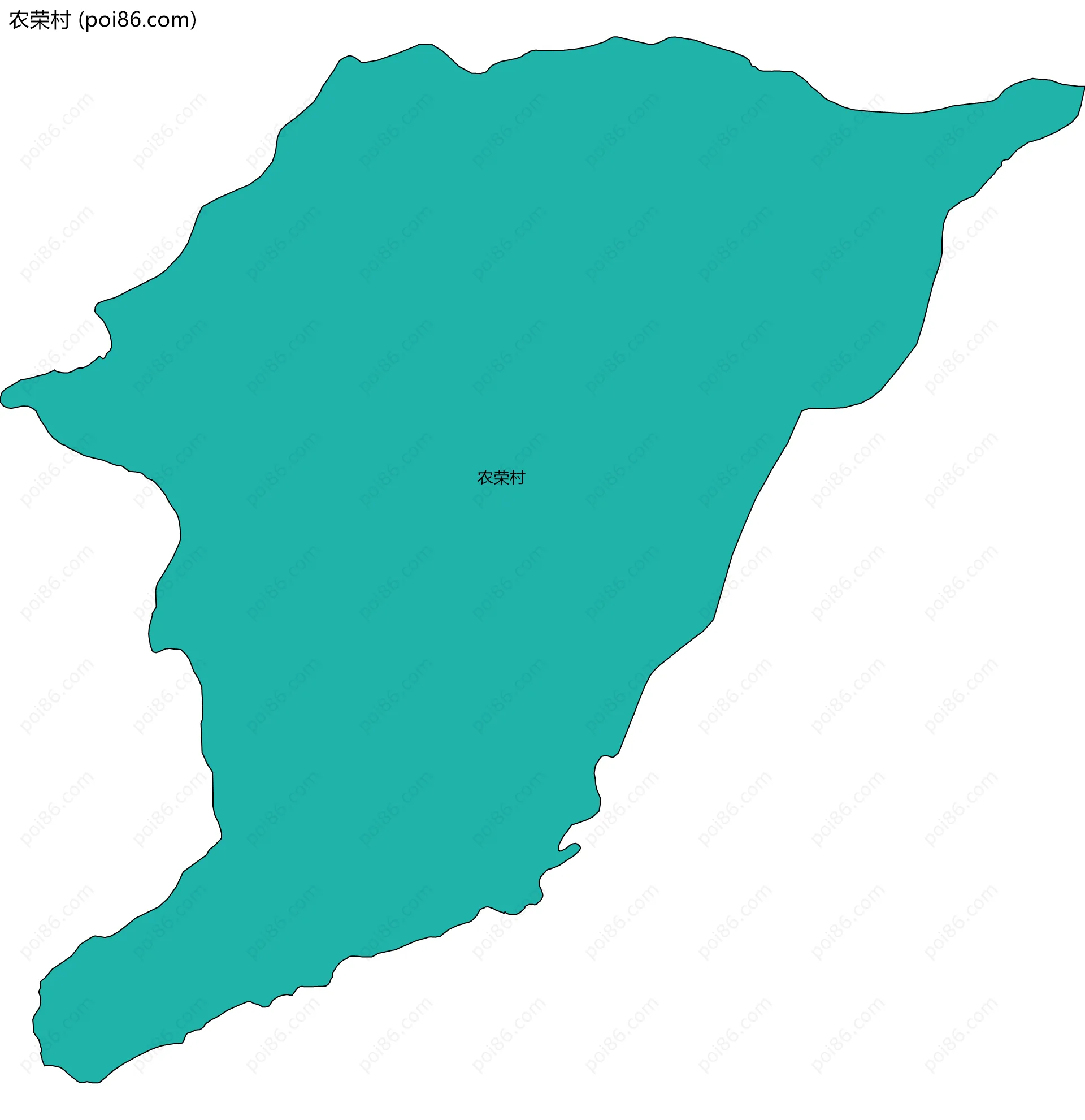 农荣村边界地图