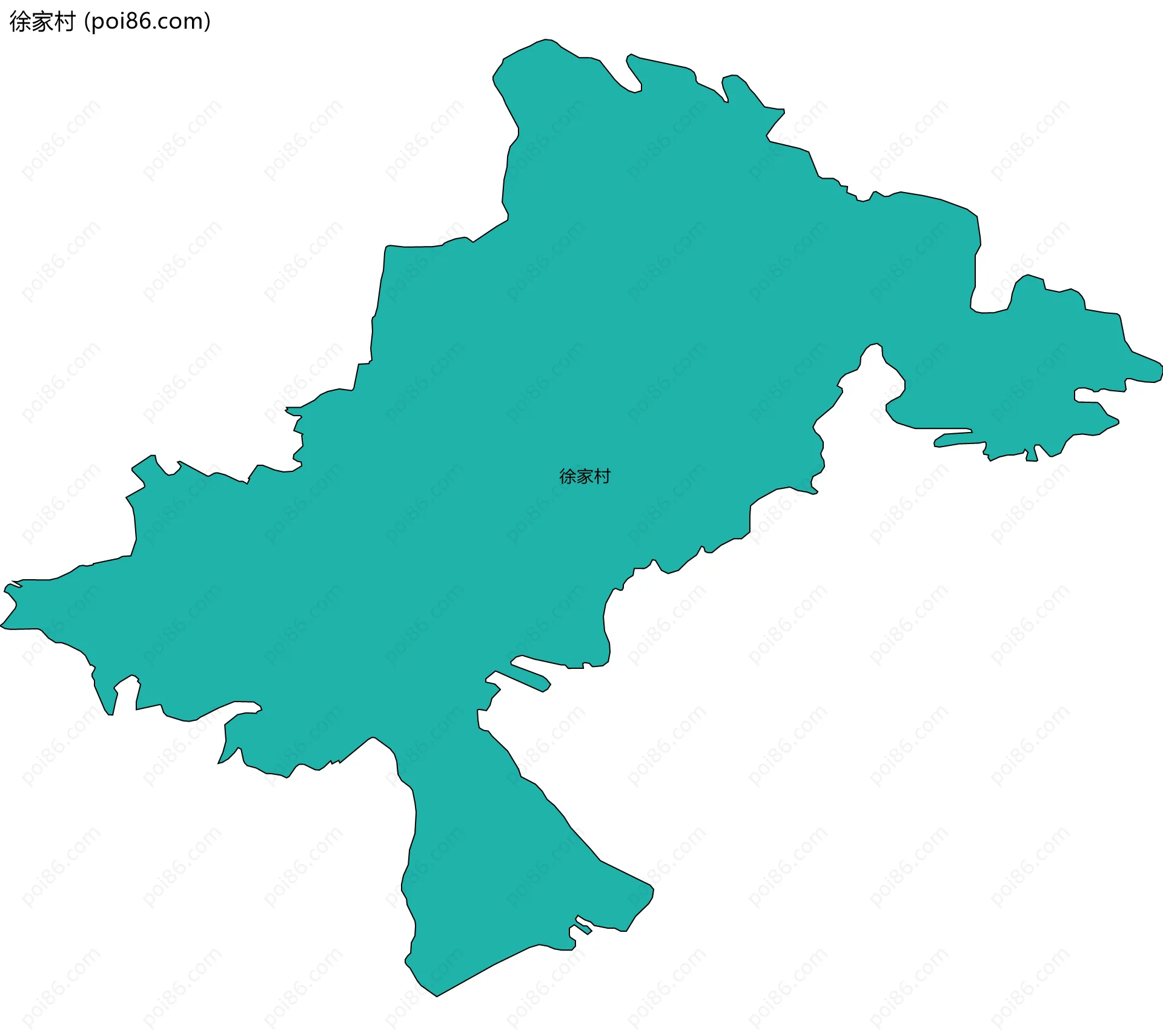 徐家村边界地图