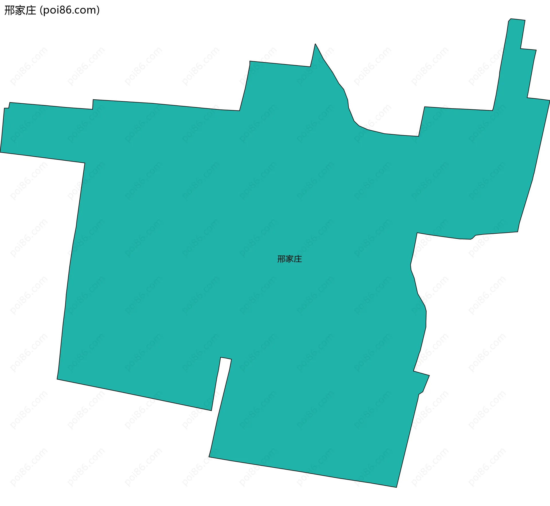邢家庄边界地图
