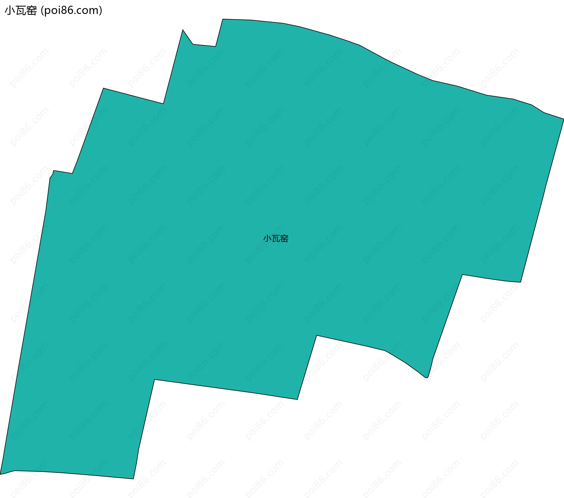 小瓦窑边界地图