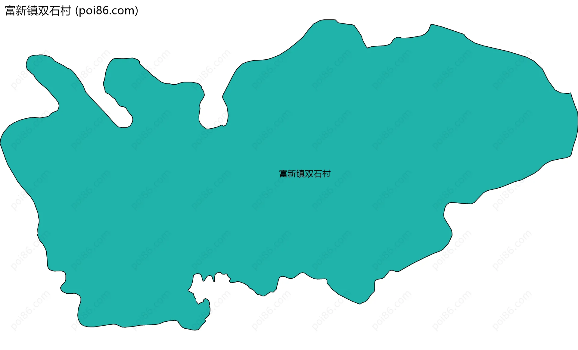 富新镇双石村边界地图