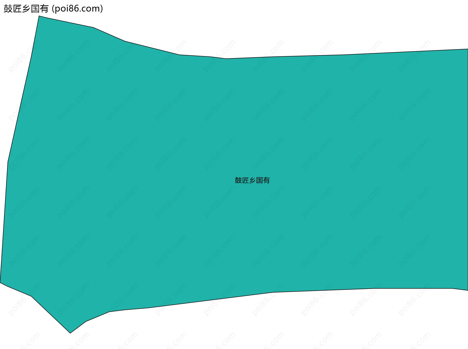 鼓匠乡国有边界地图