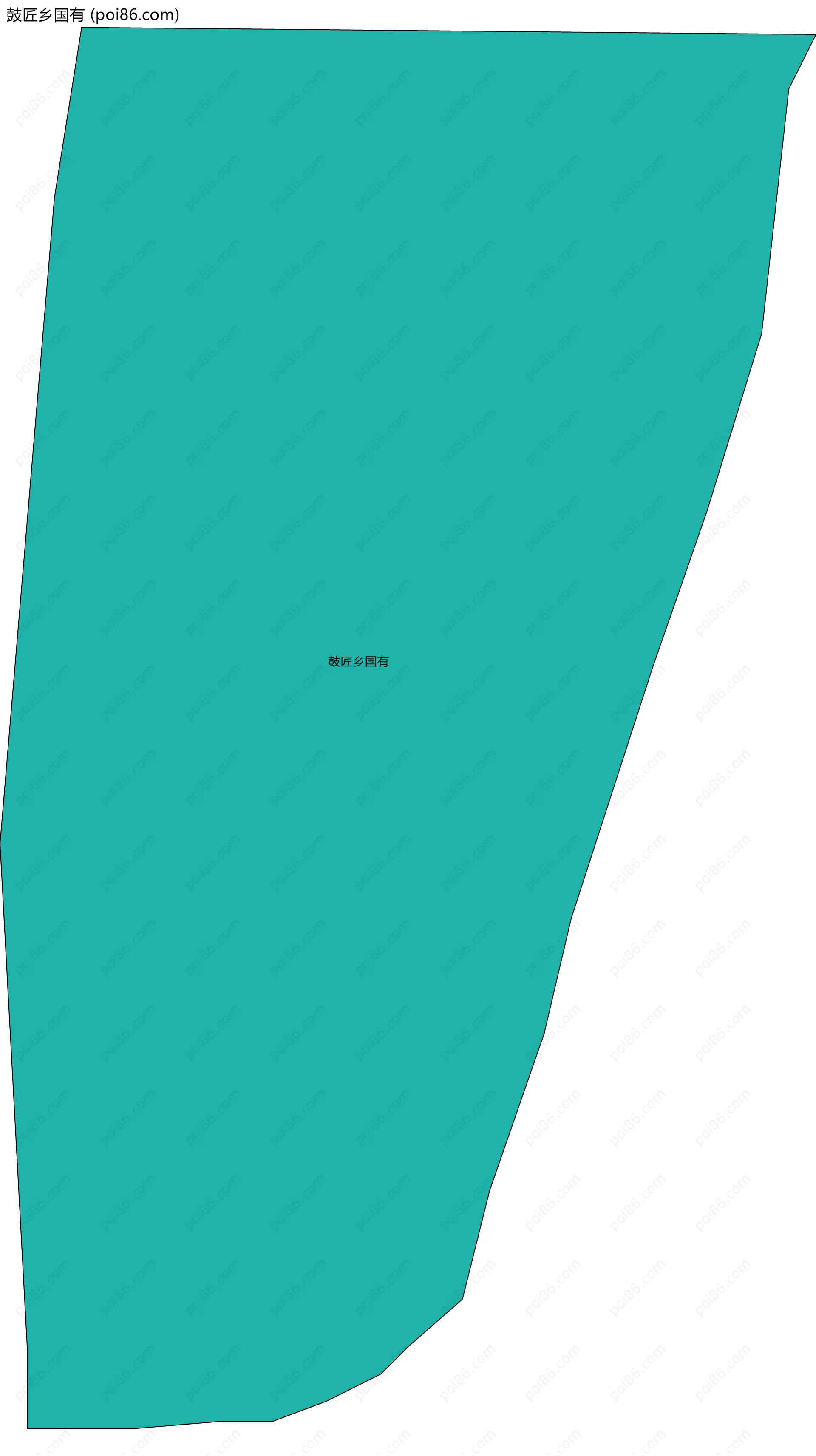 鼓匠乡国有边界地图