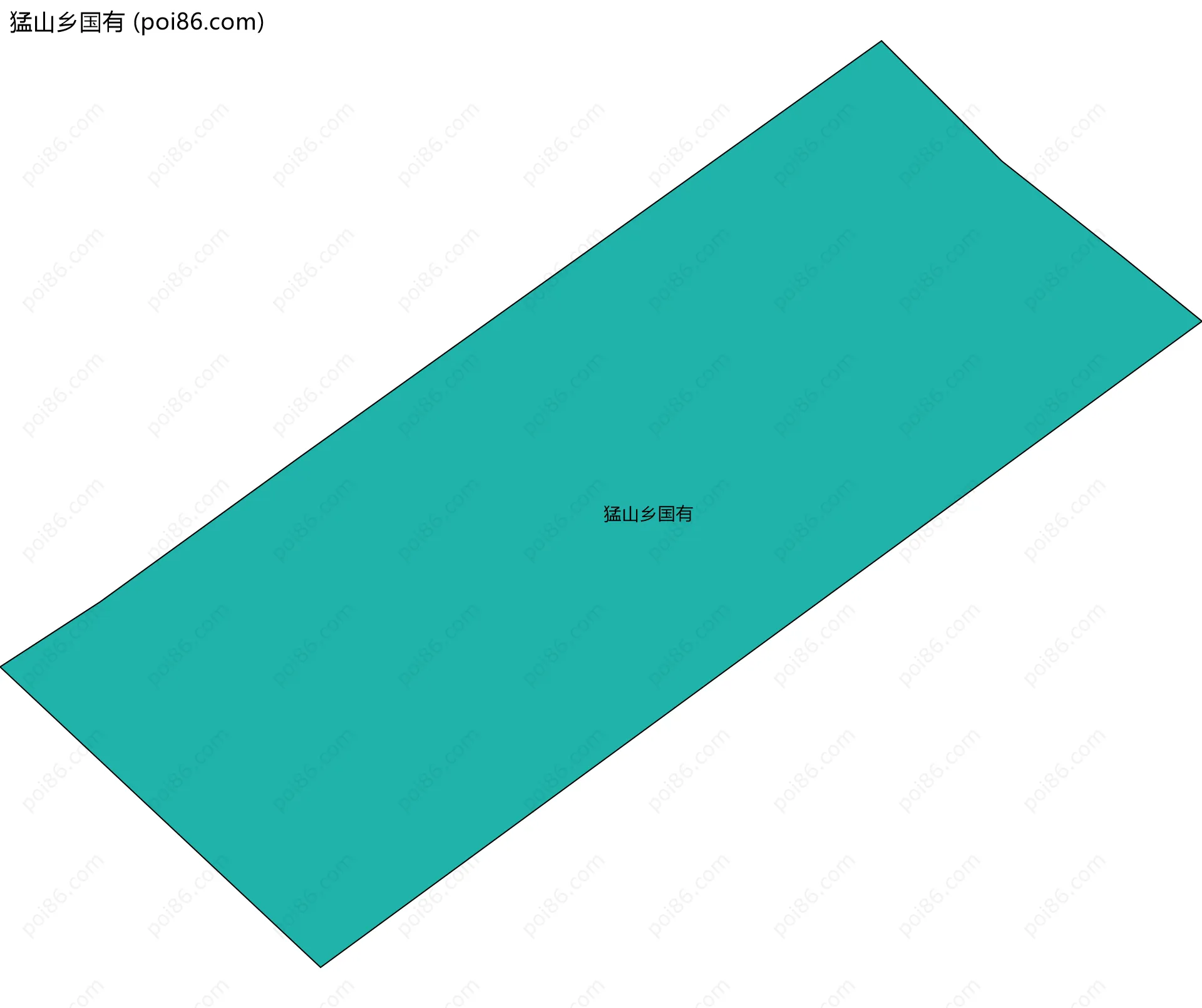 猛山乡国有边界地图