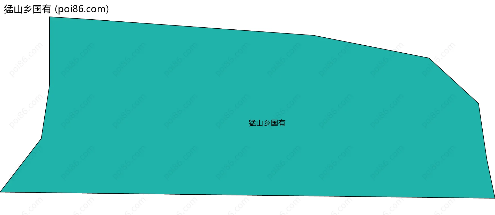 猛山乡国有边界地图