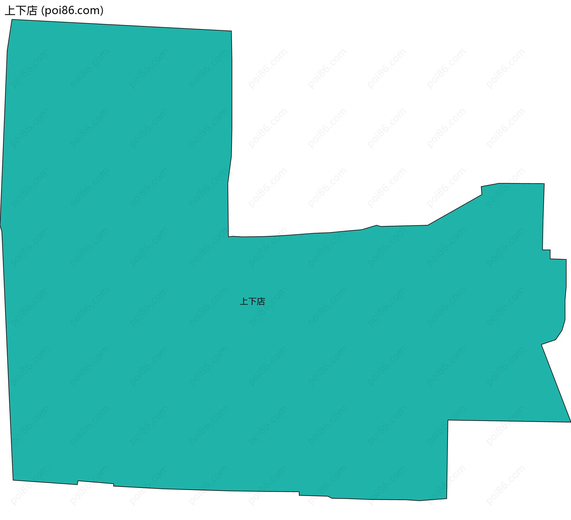 上下店边界地图