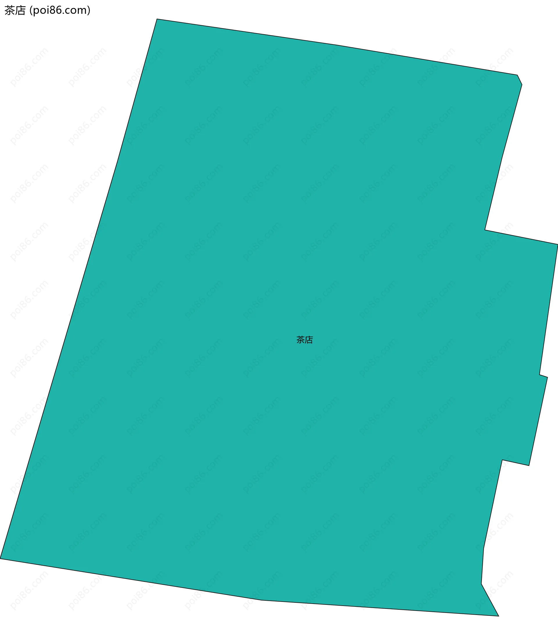 茶店边界地图