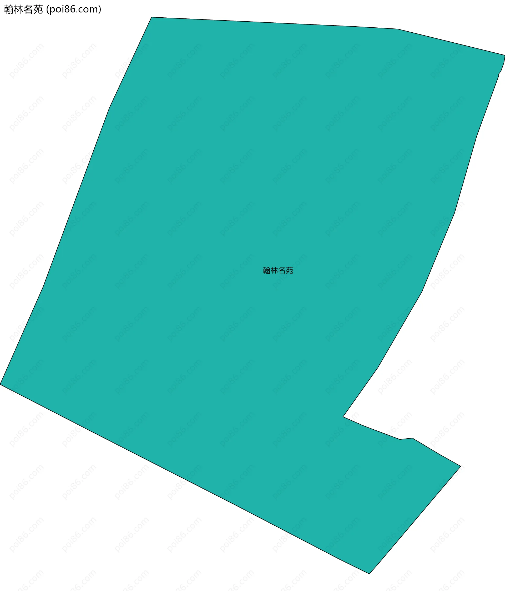 翰林名苑边界地图