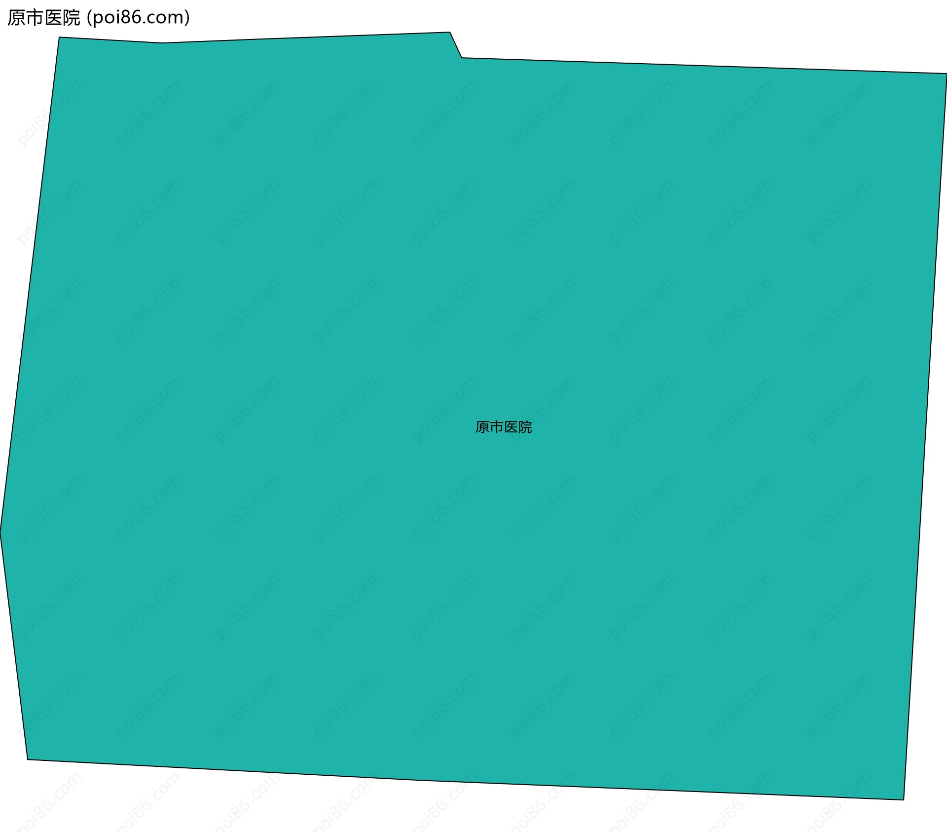 原市医院边界地图