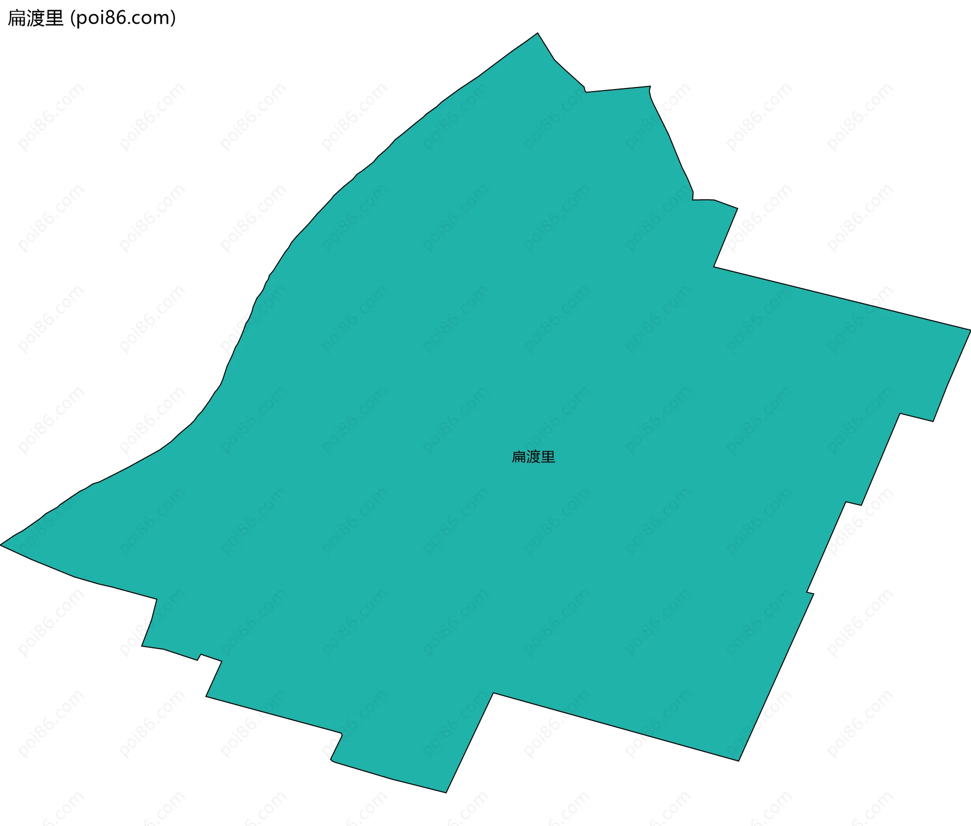 扁渡里边界地图