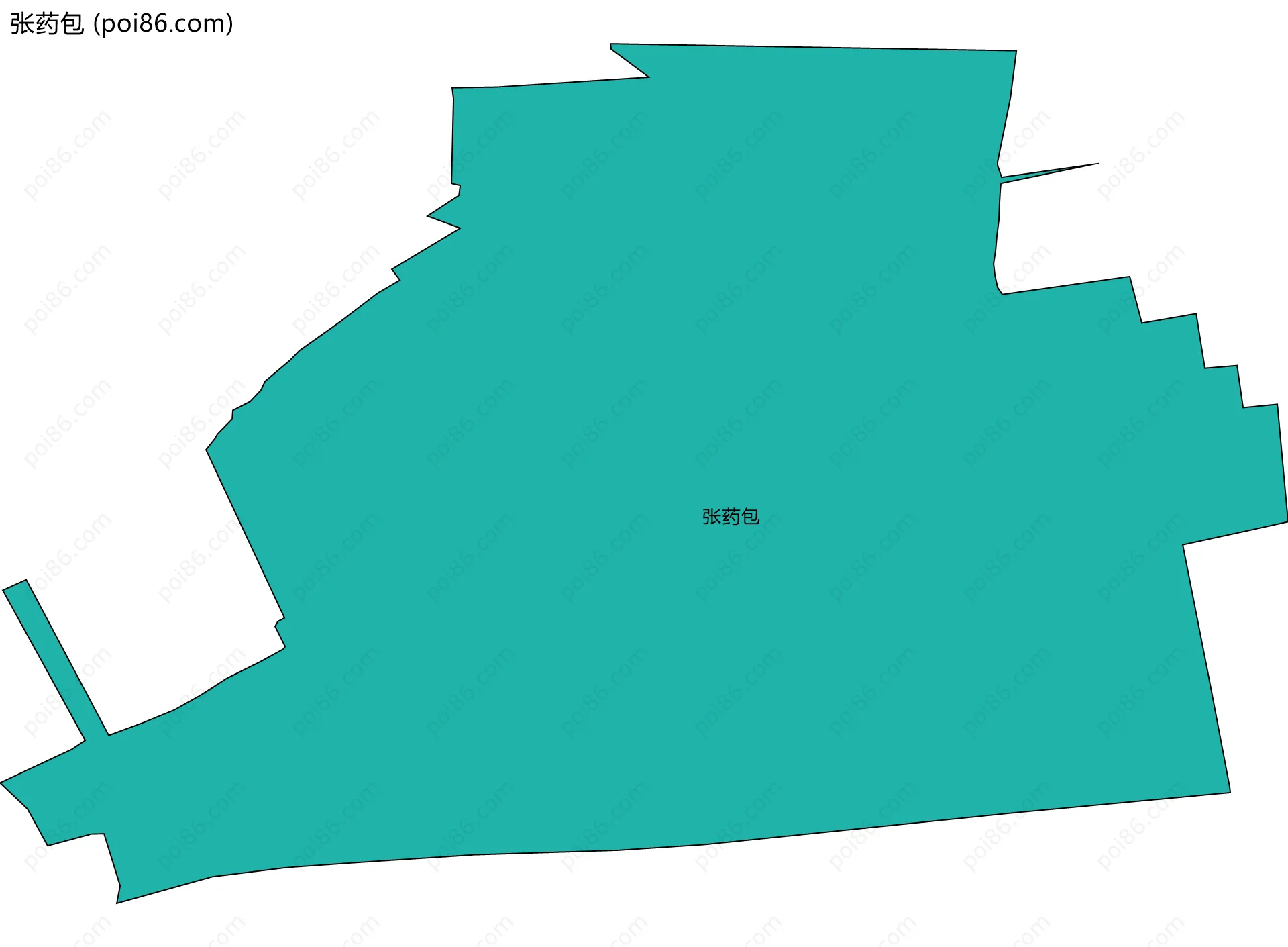 张药包边界地图