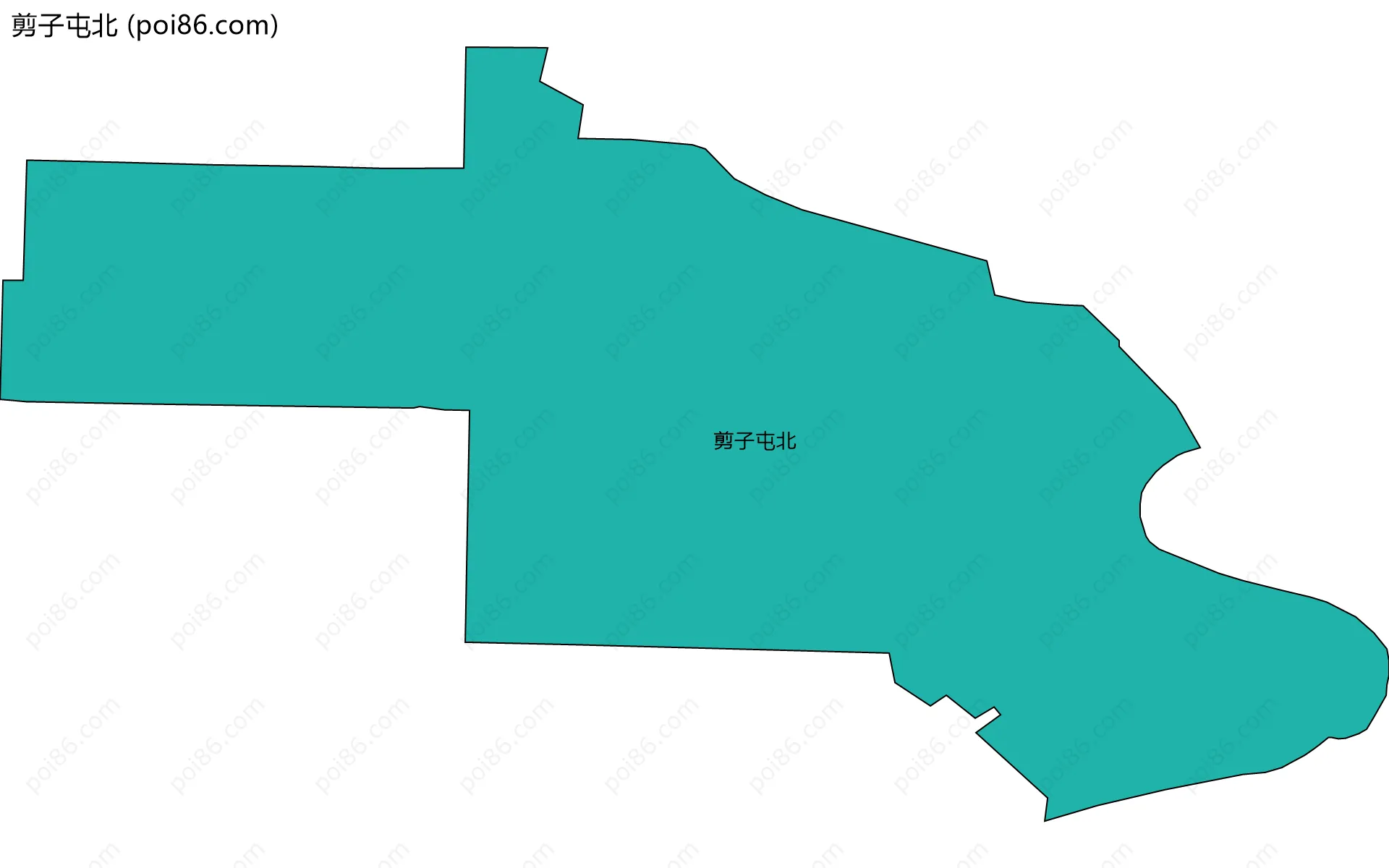 剪子屯北边界地图