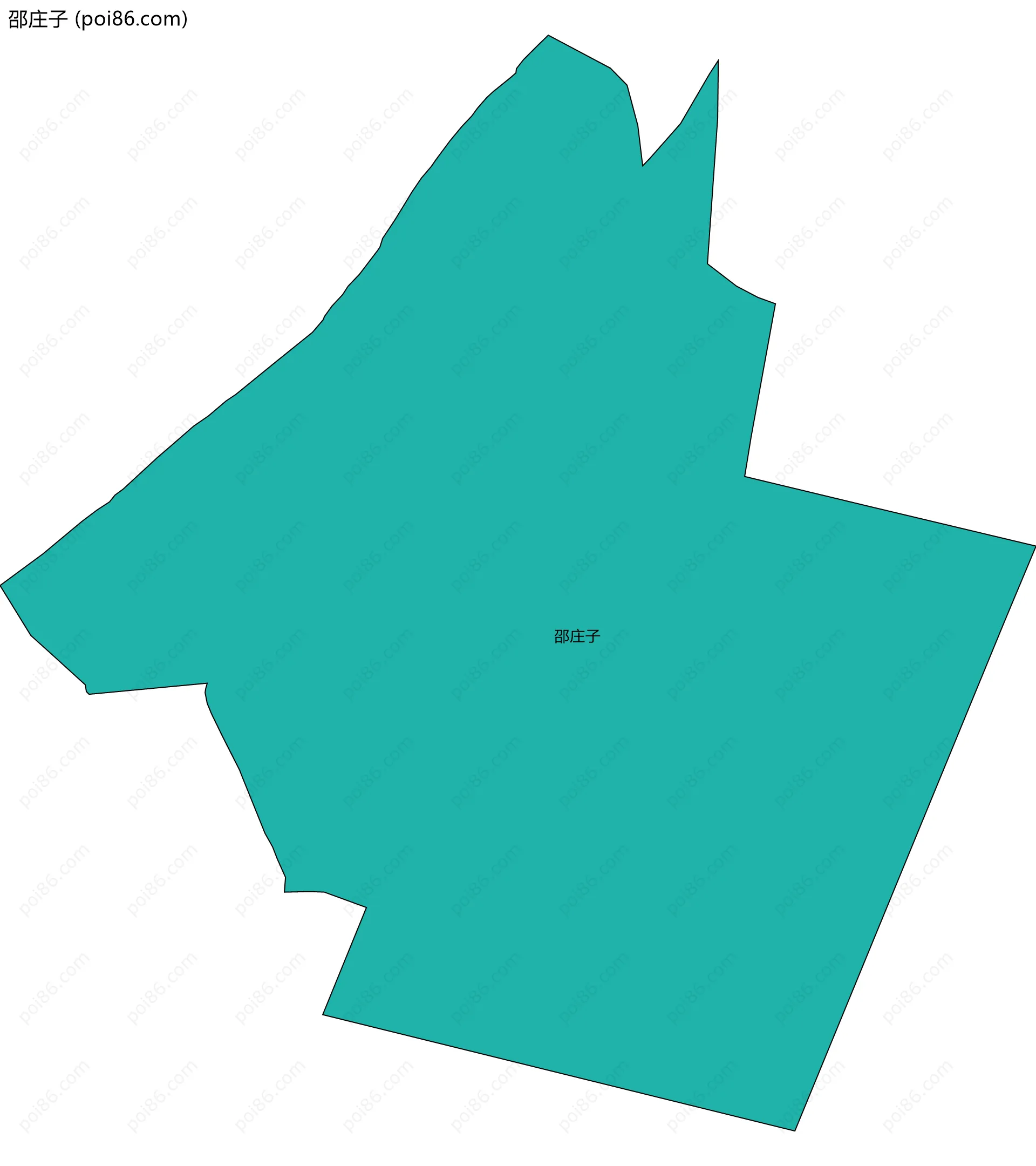 邵庄子边界地图