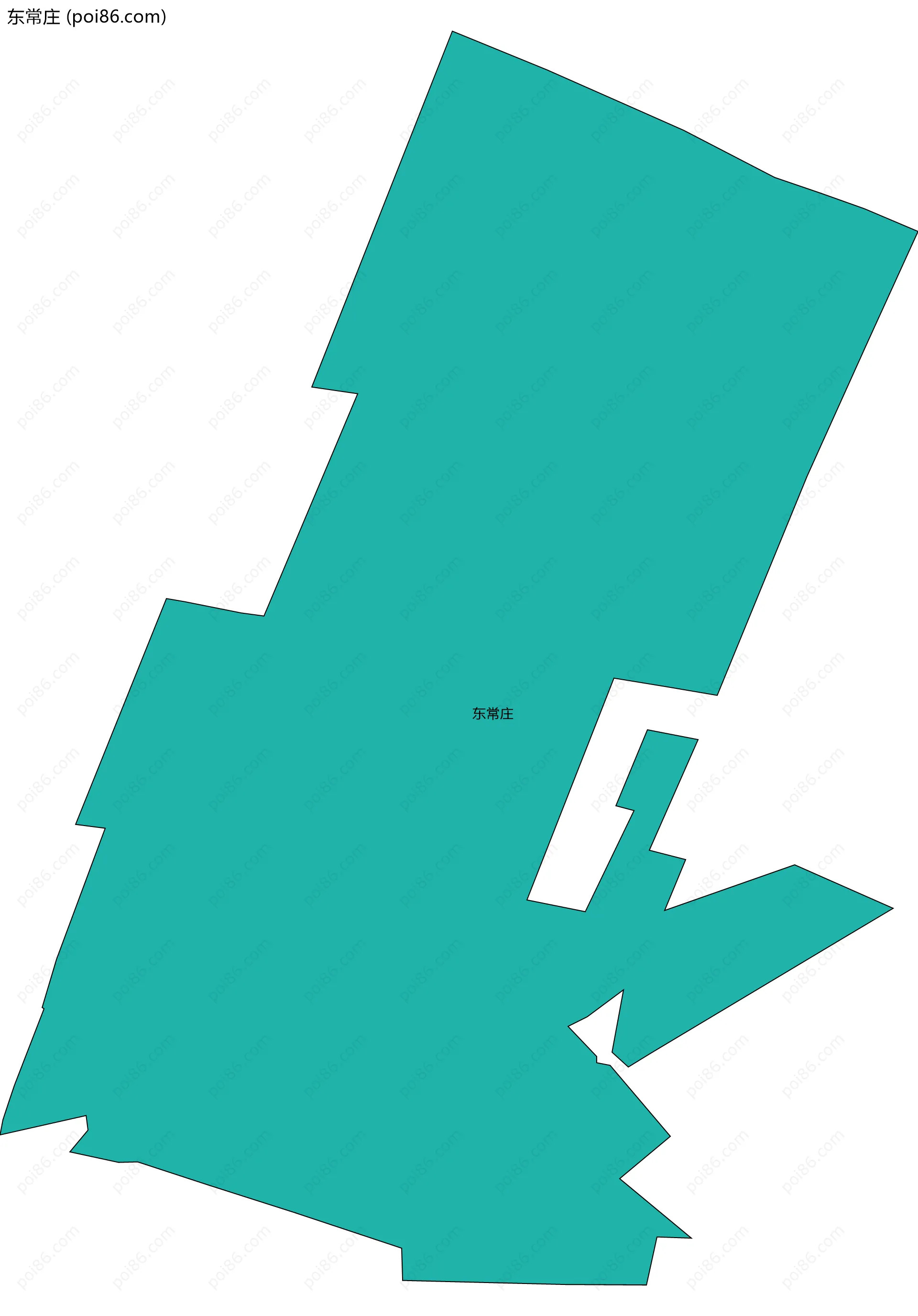 东常庄边界地图