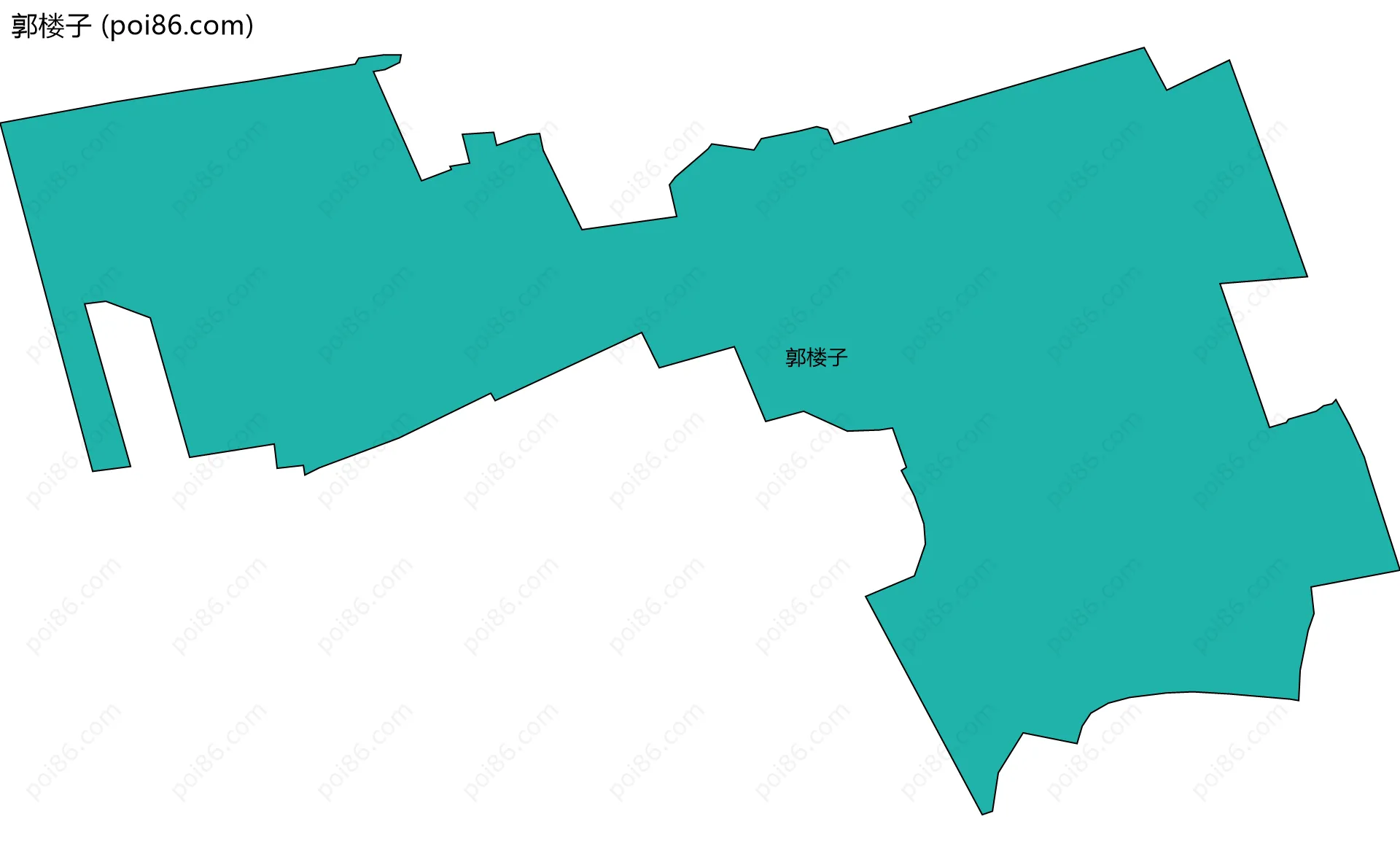 郭楼子边界地图