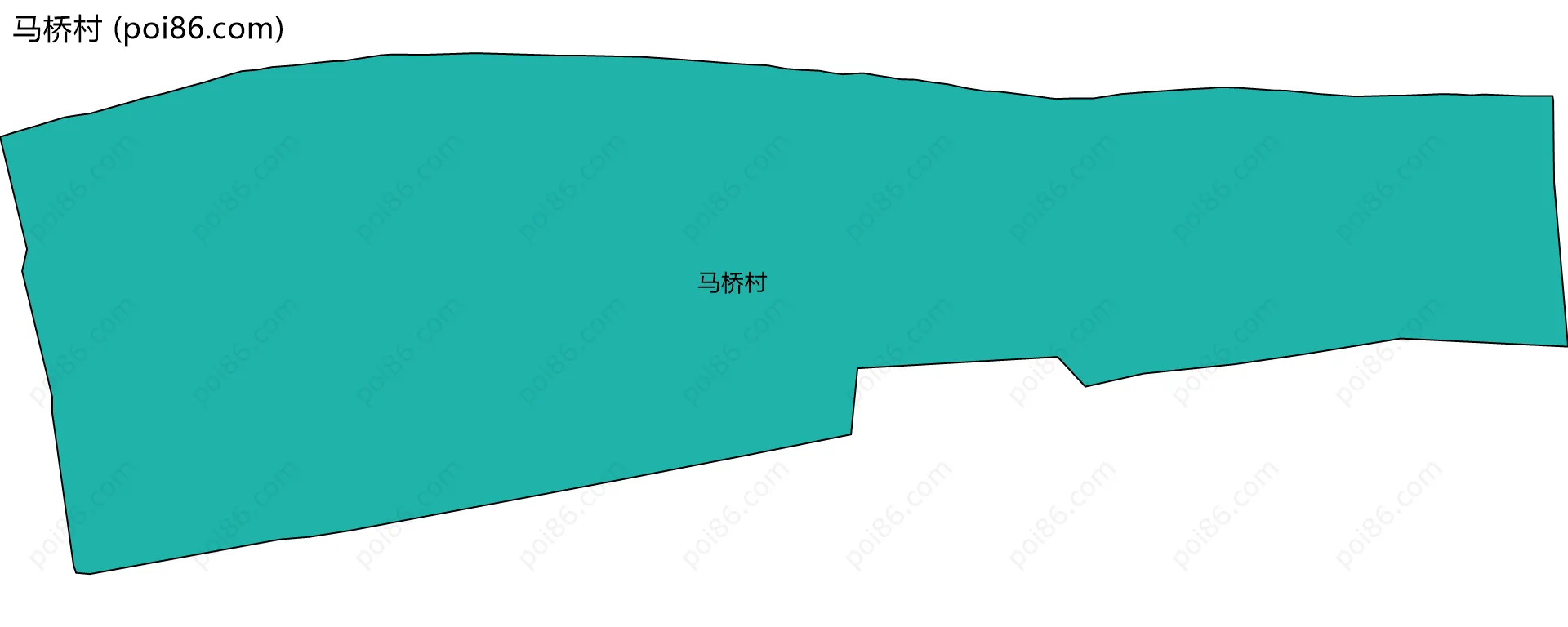 马桥村边界地图