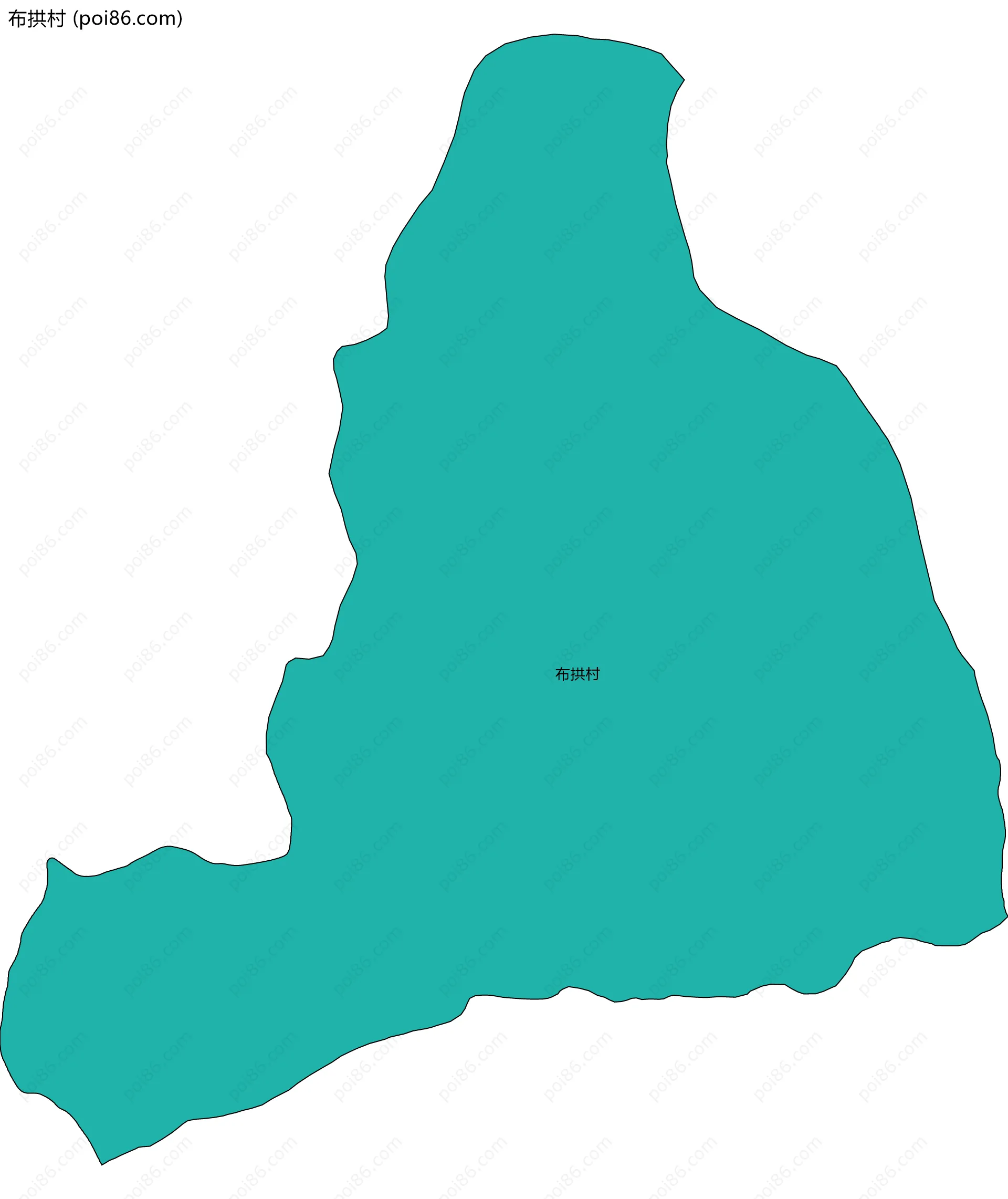 布拱村边界地图