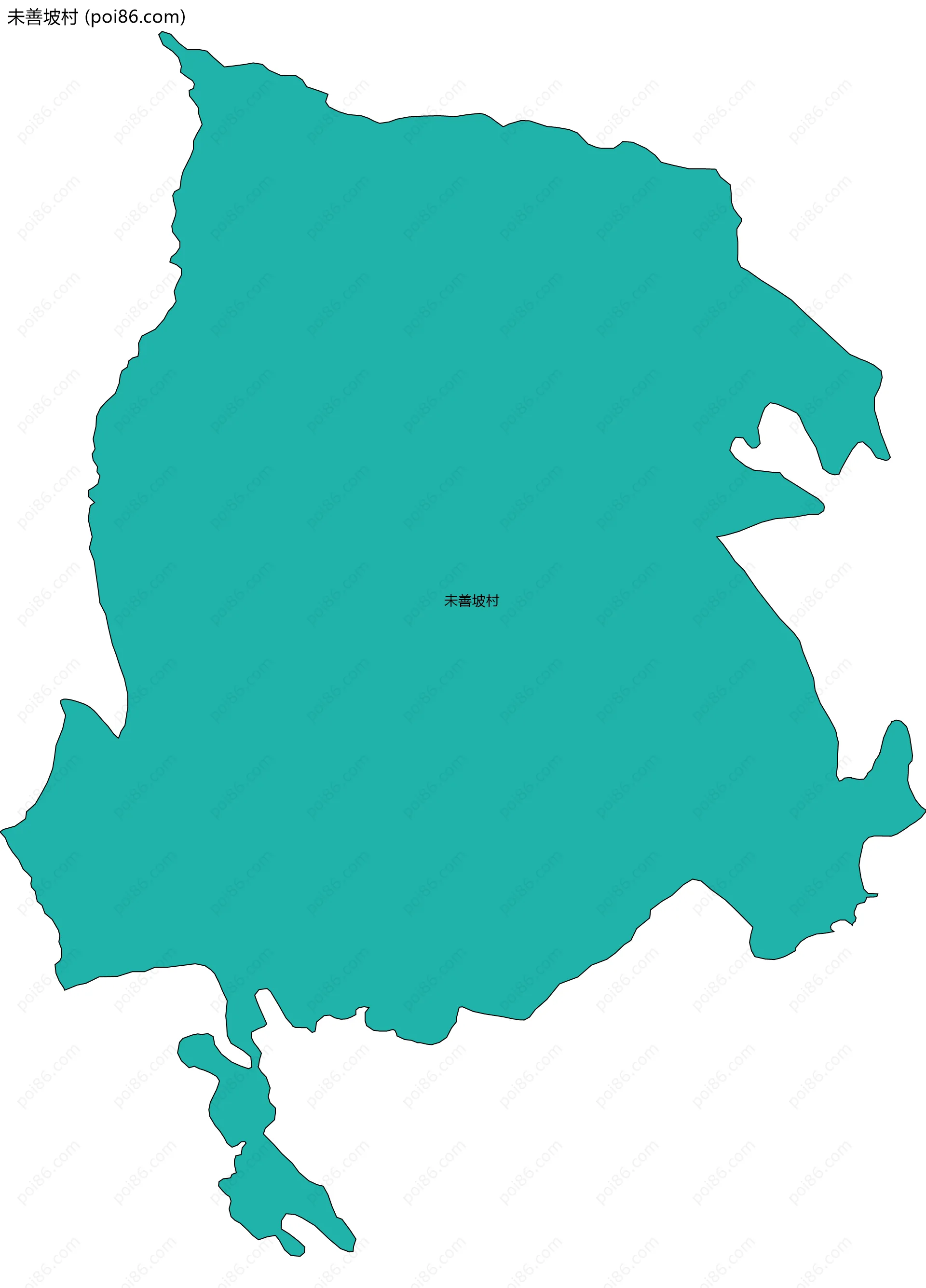 未善坡村边界地图