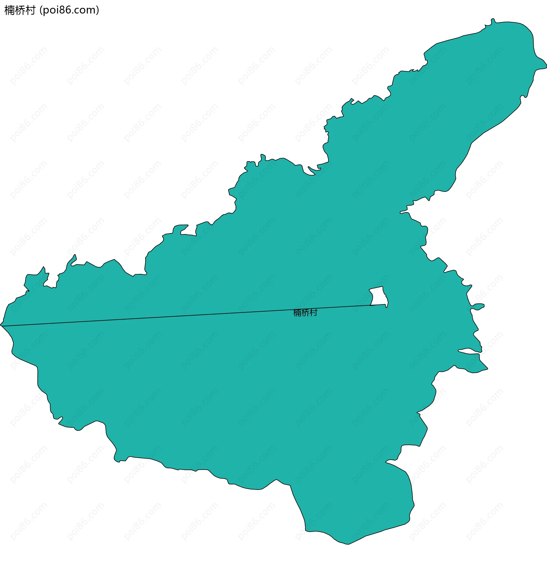 楠桥村边界地图