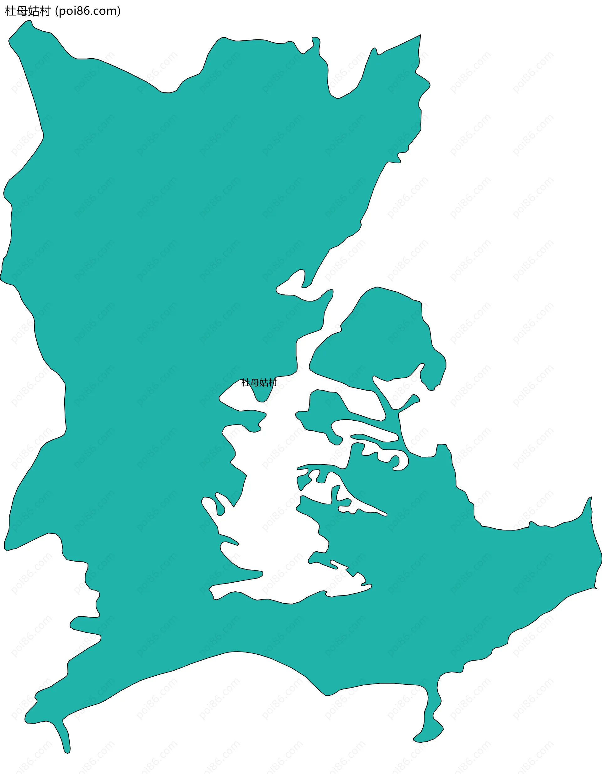 杜母姑村边界地图