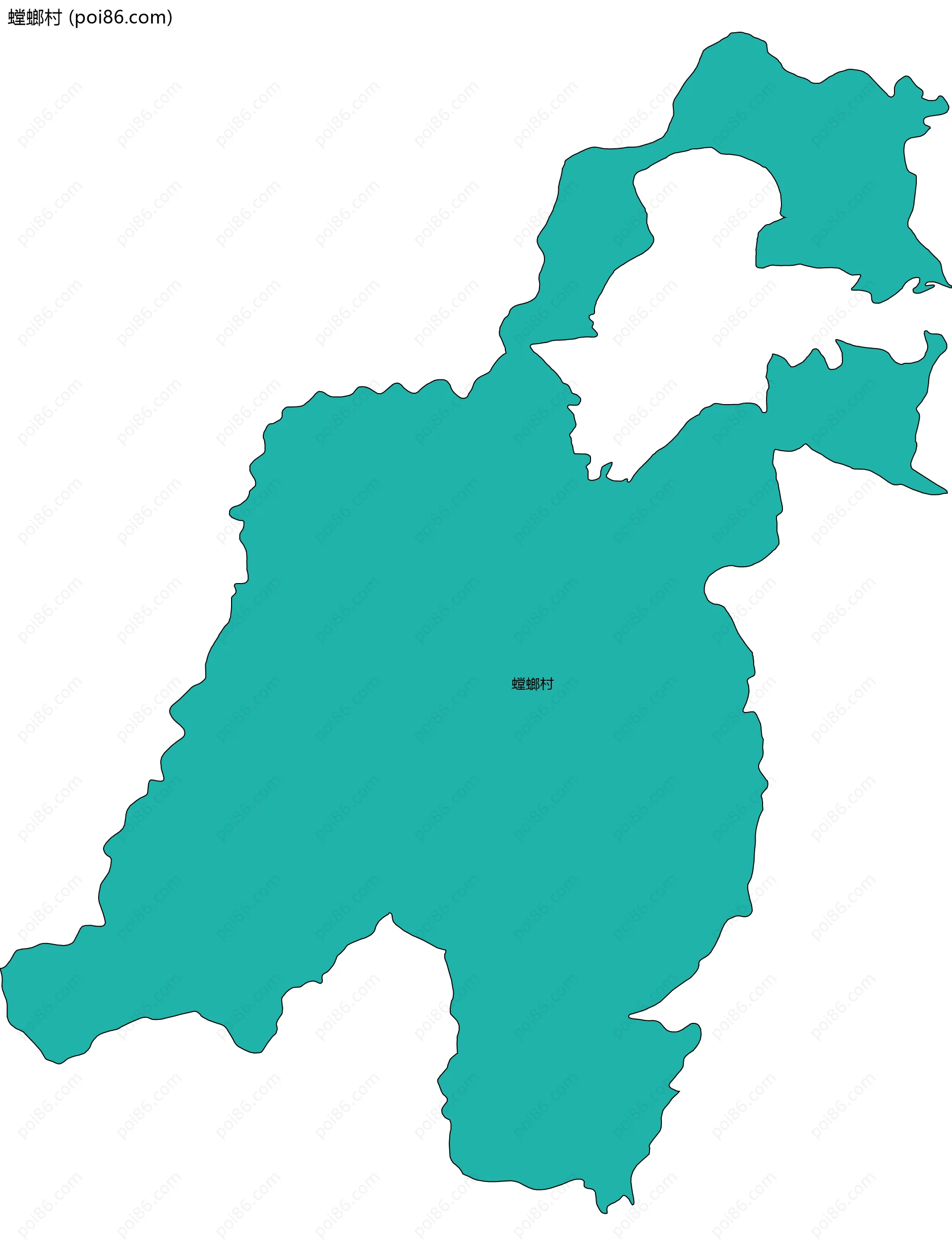 螳螂村边界地图