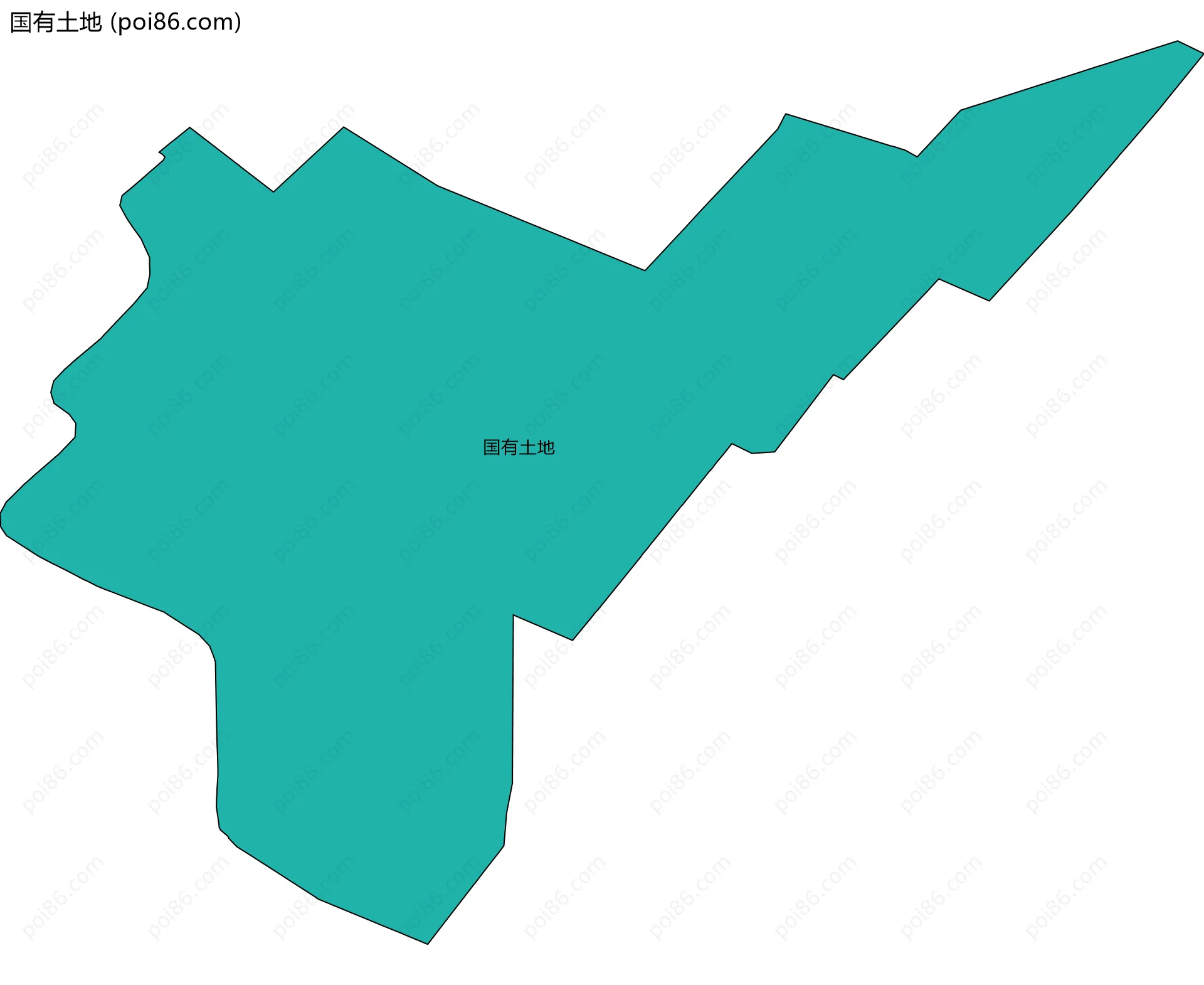 国有土地边界地图
