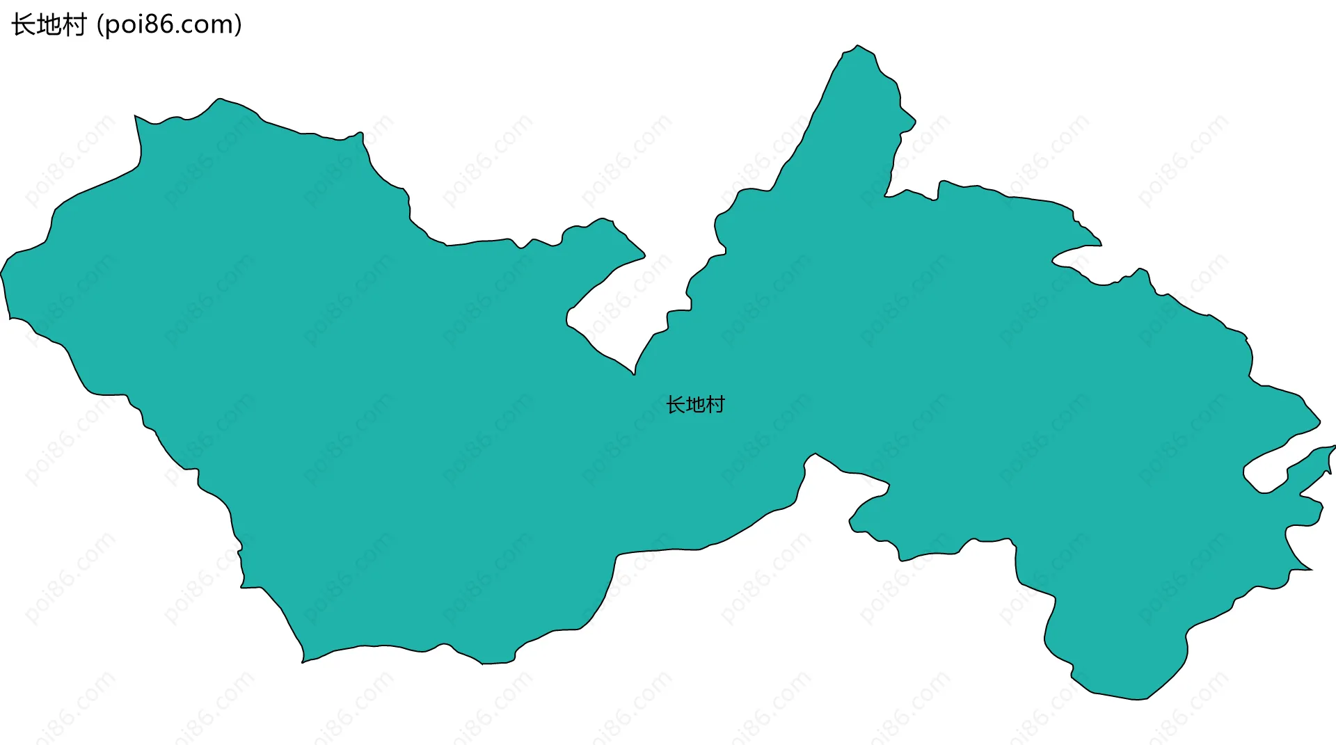 长地村边界地图