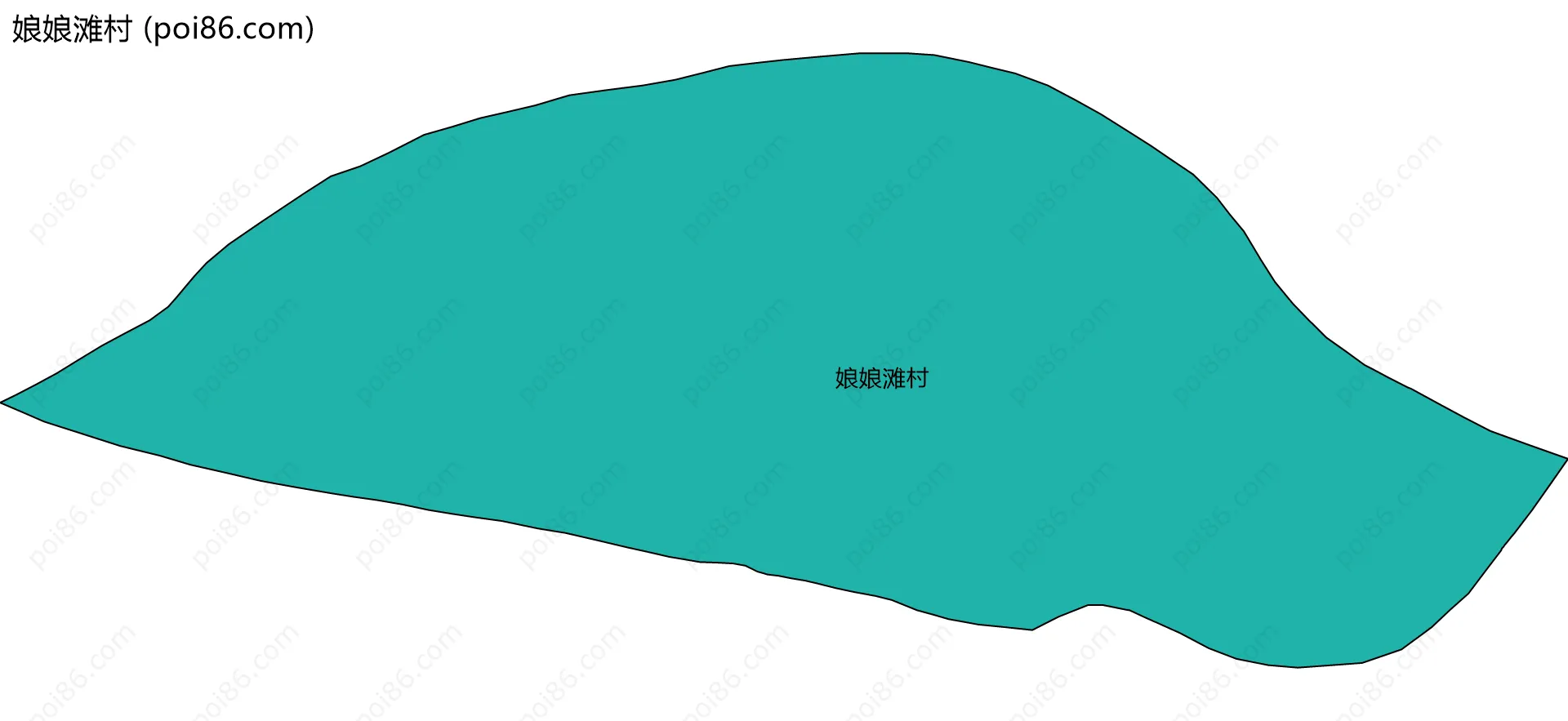 娘娘滩村边界地图