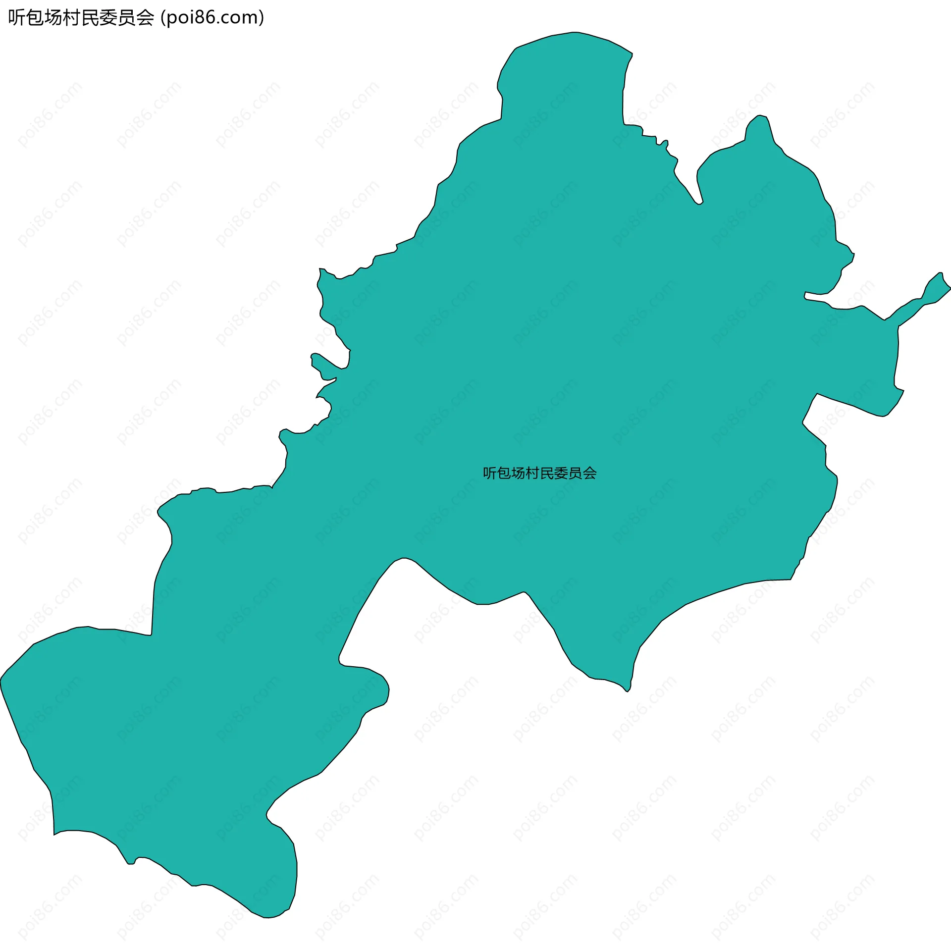 听包场村民委员会边界地图