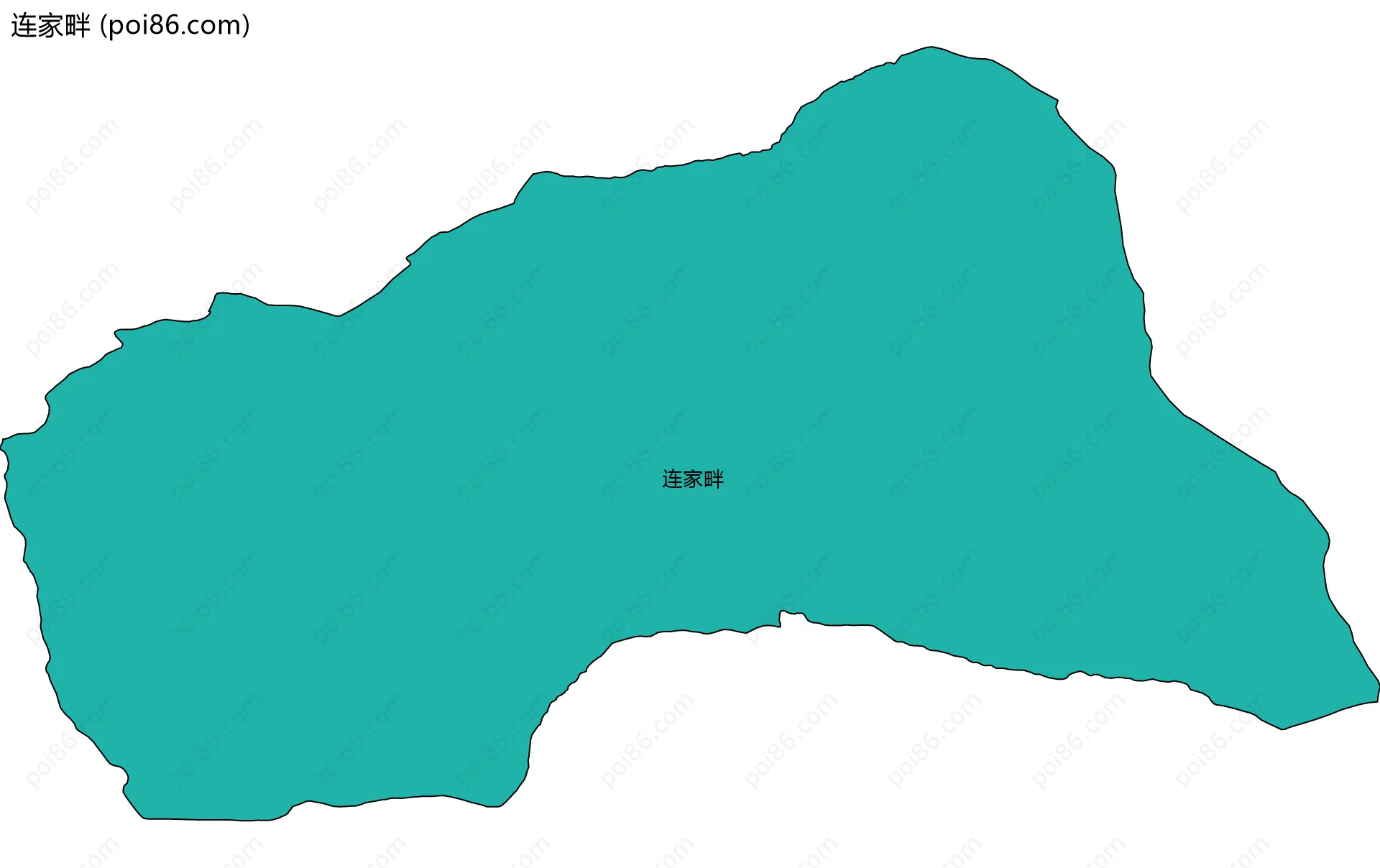 连家畔边界地图