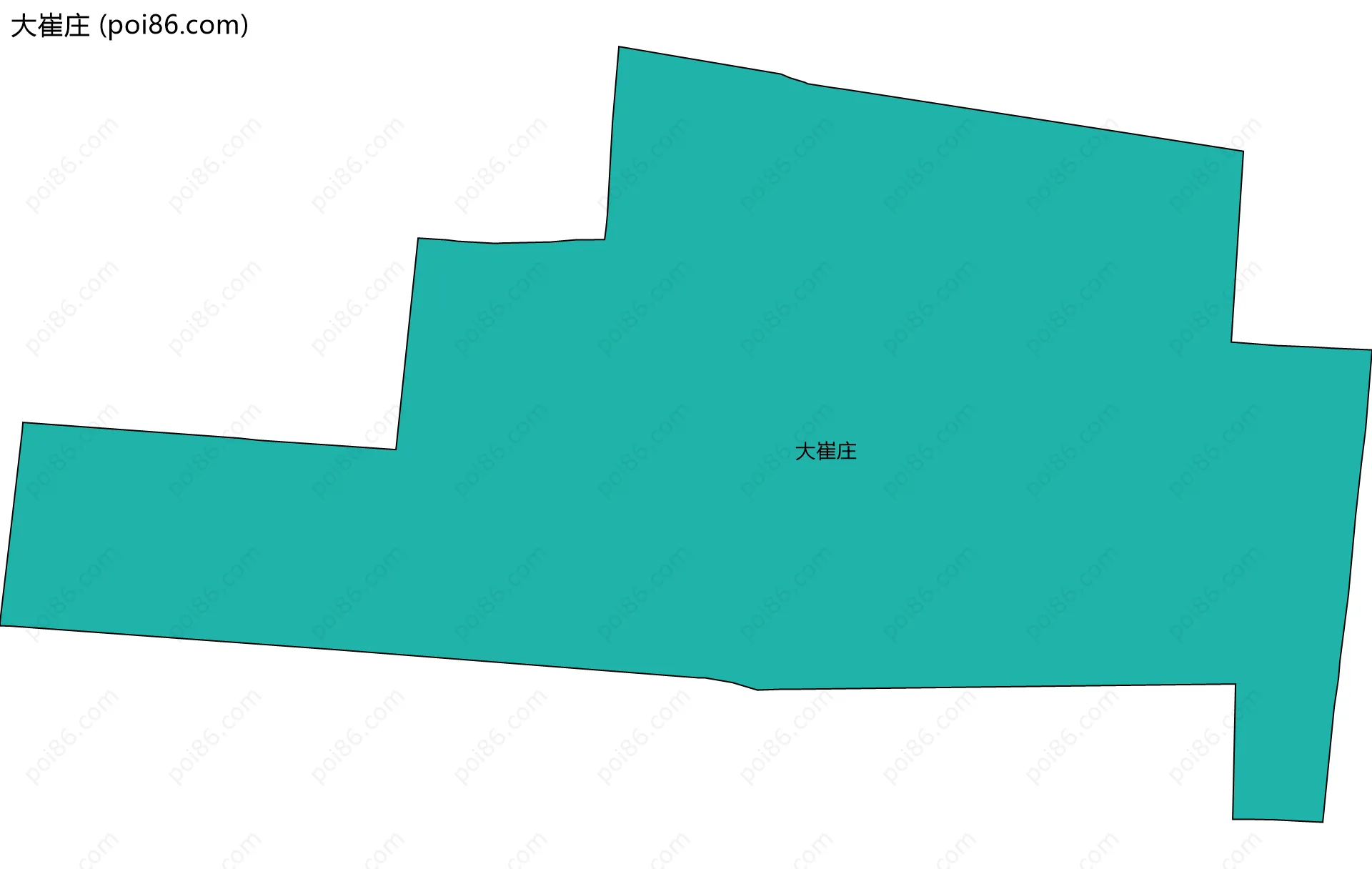 大崔庄边界地图