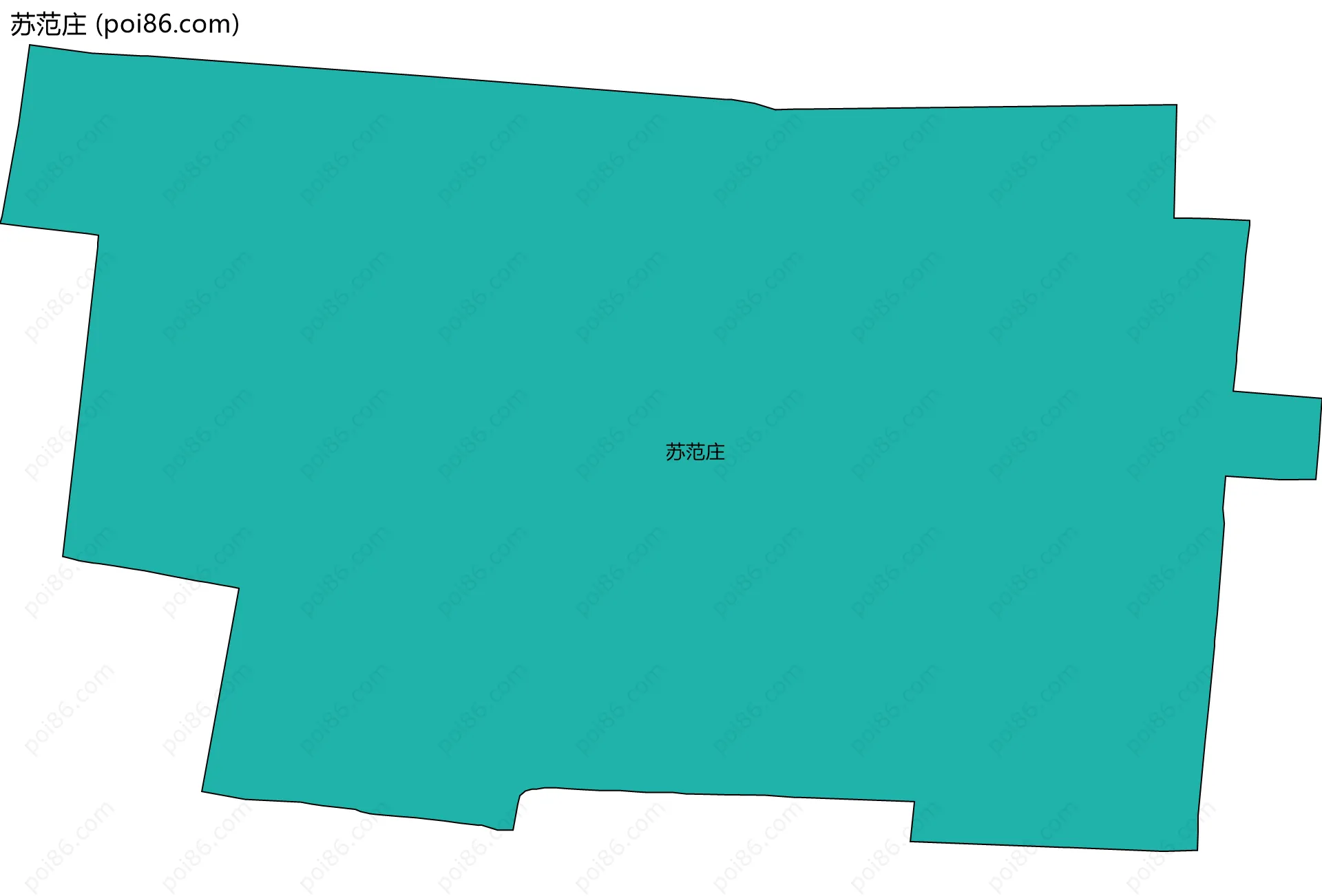 苏范庄边界地图