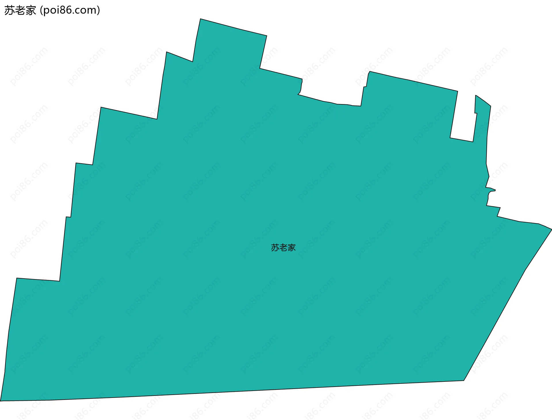 苏老家边界地图