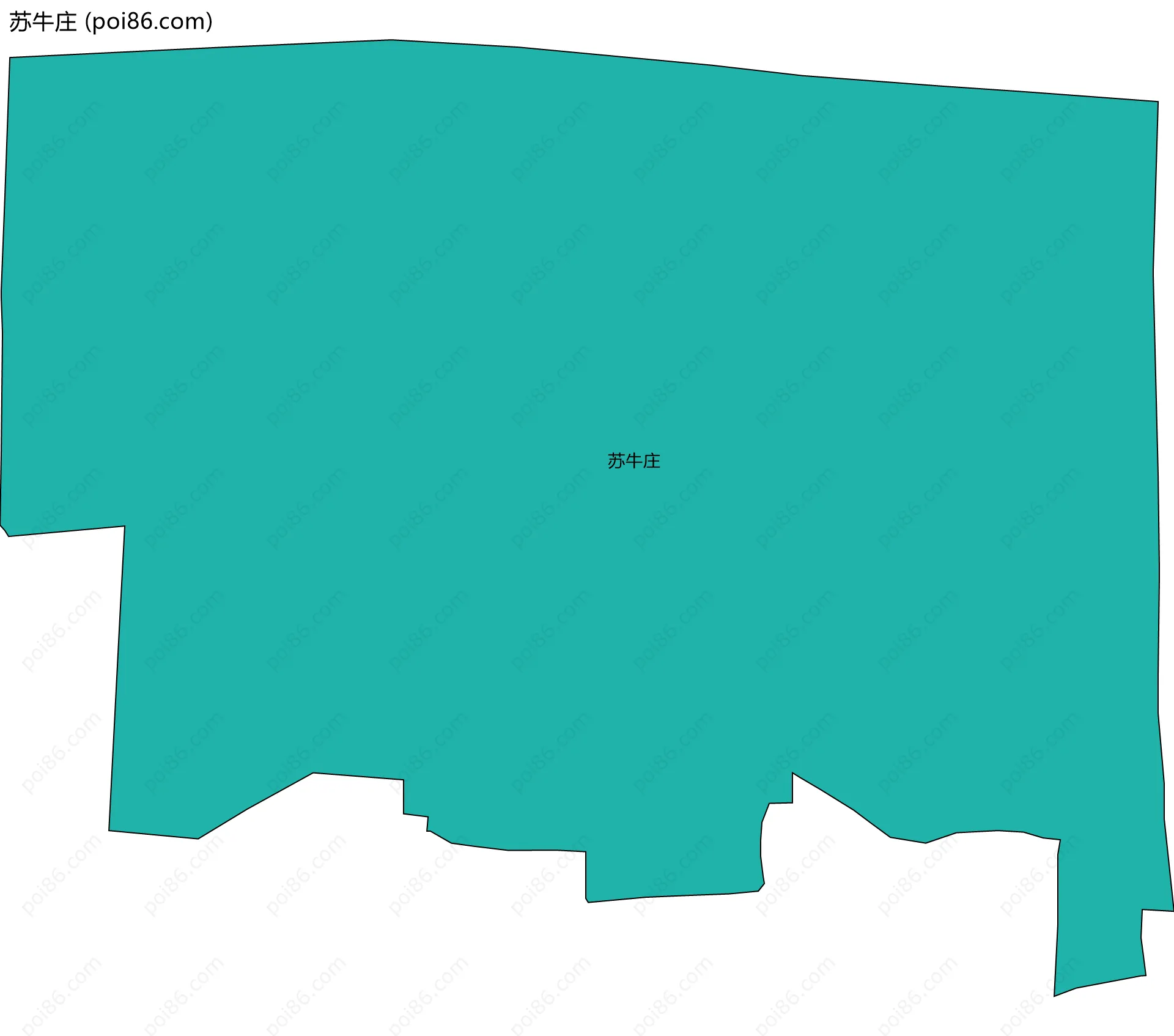 苏牛庄边界地图